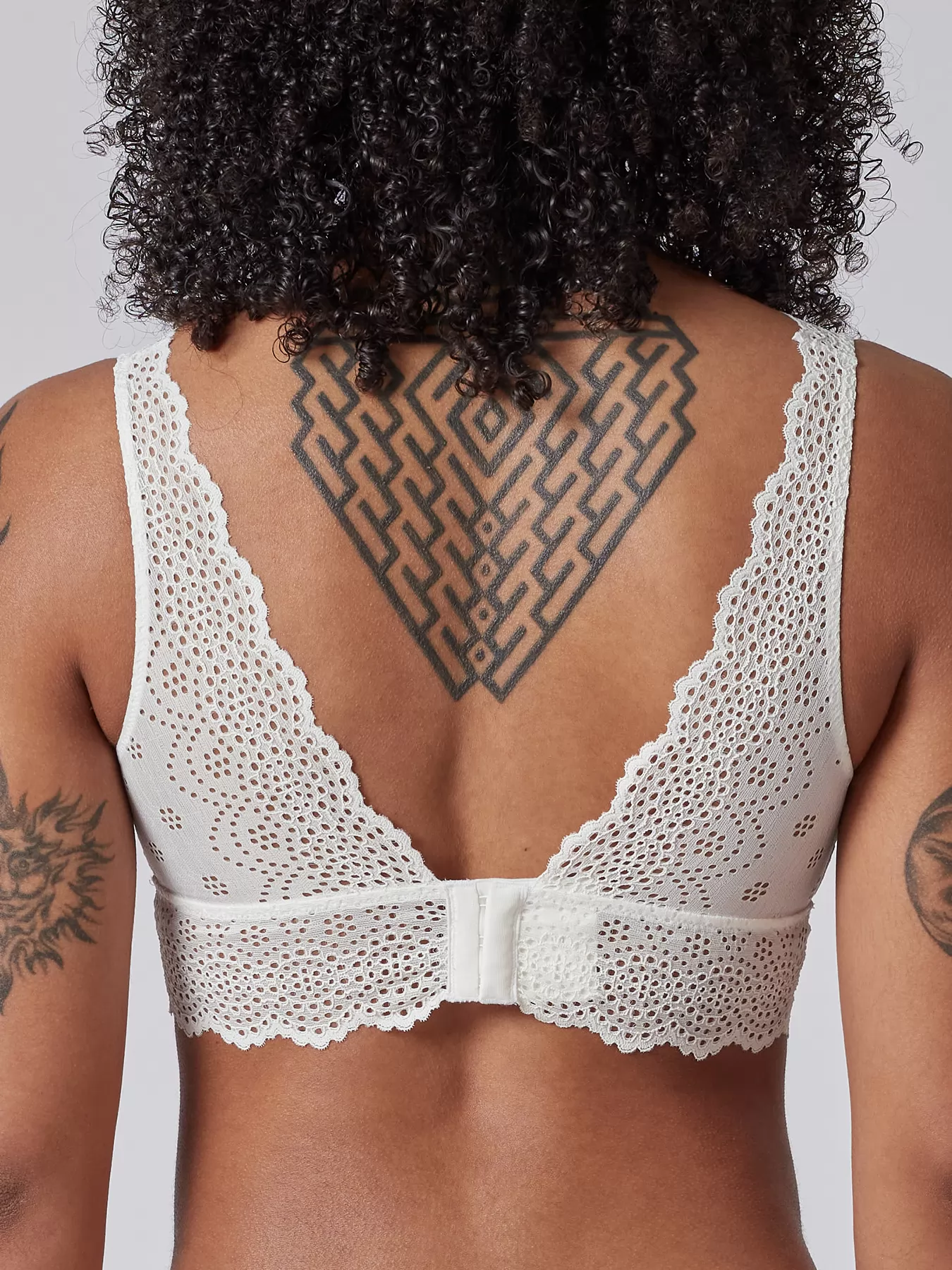 Kremowy Biustonosz bez fiszbin Skiny Bamboo Lace 080582 - zdjęcie 2