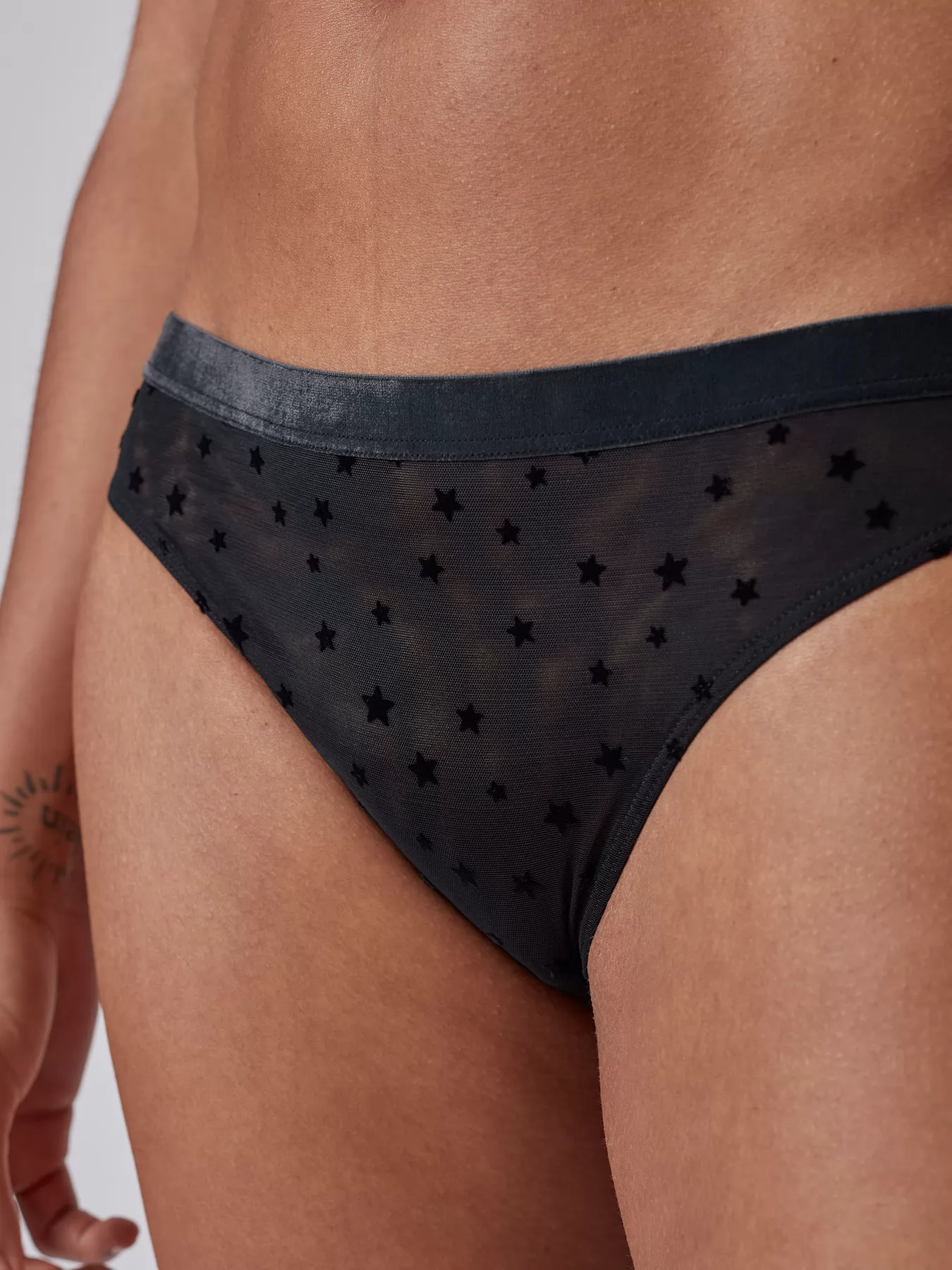 Czarny Figi bikini Skiny Every Day in Mesh 080544 - zdjęcie 3