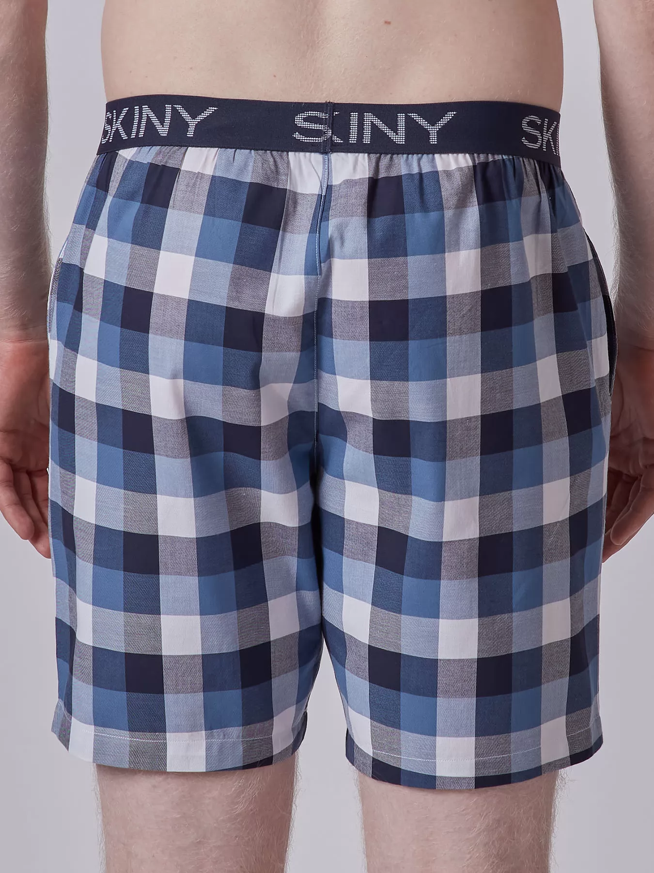 Biały, granatowy, niebieski Szorty męskie Skiny Every Night 080510 - zdjęcie 2