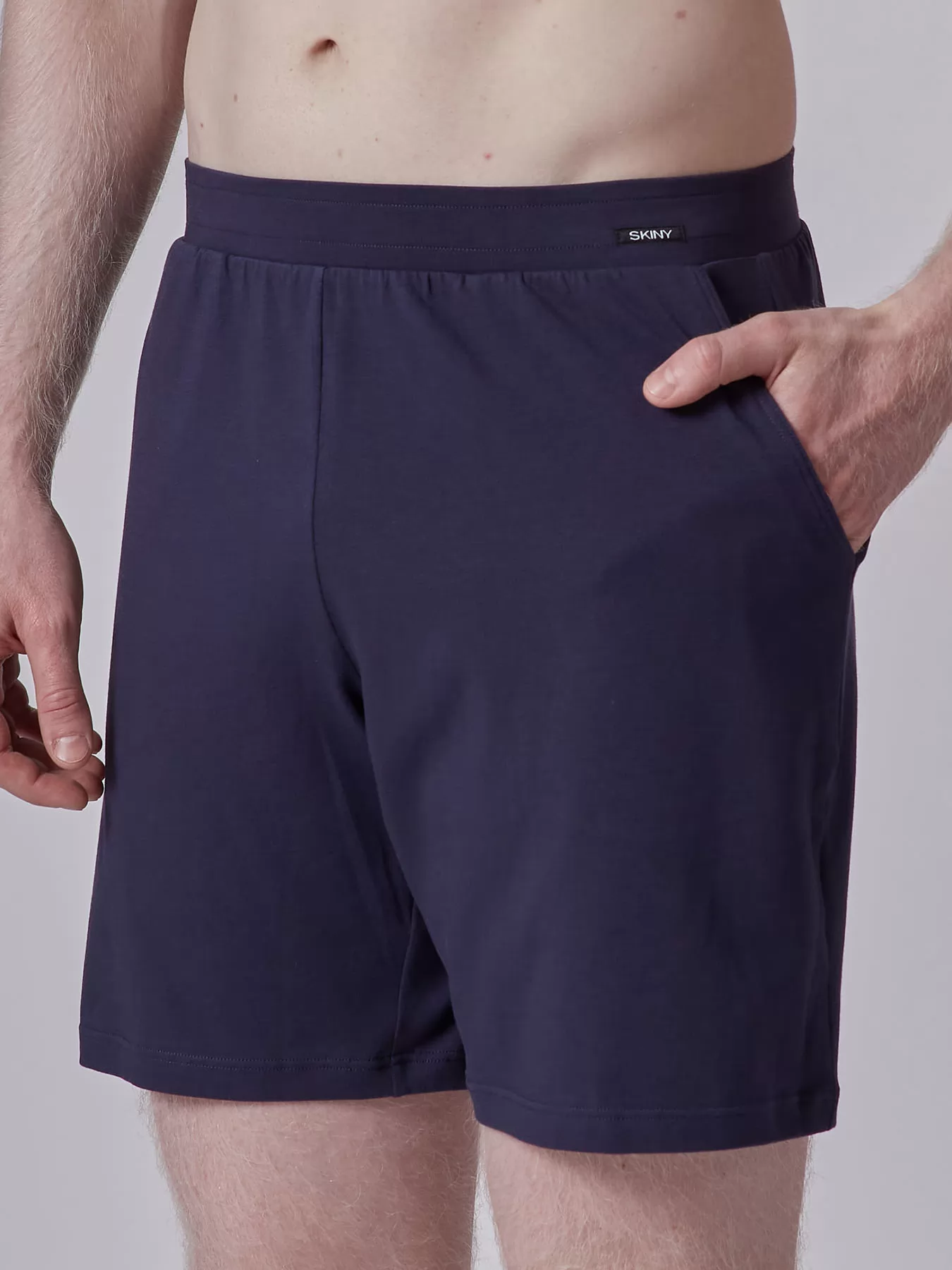 Granatowy Krótkie spodnie męskie Skiny Every Night 080512 - zdjęcie 1