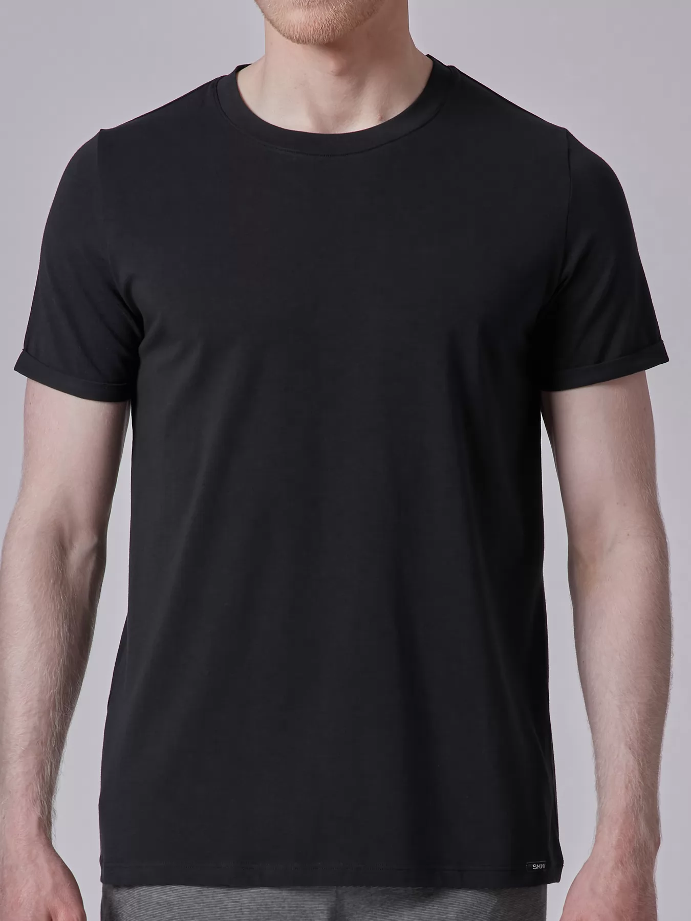 Czarny Koszulka męska Skiny Every Night 080508 - zdjęcie 1