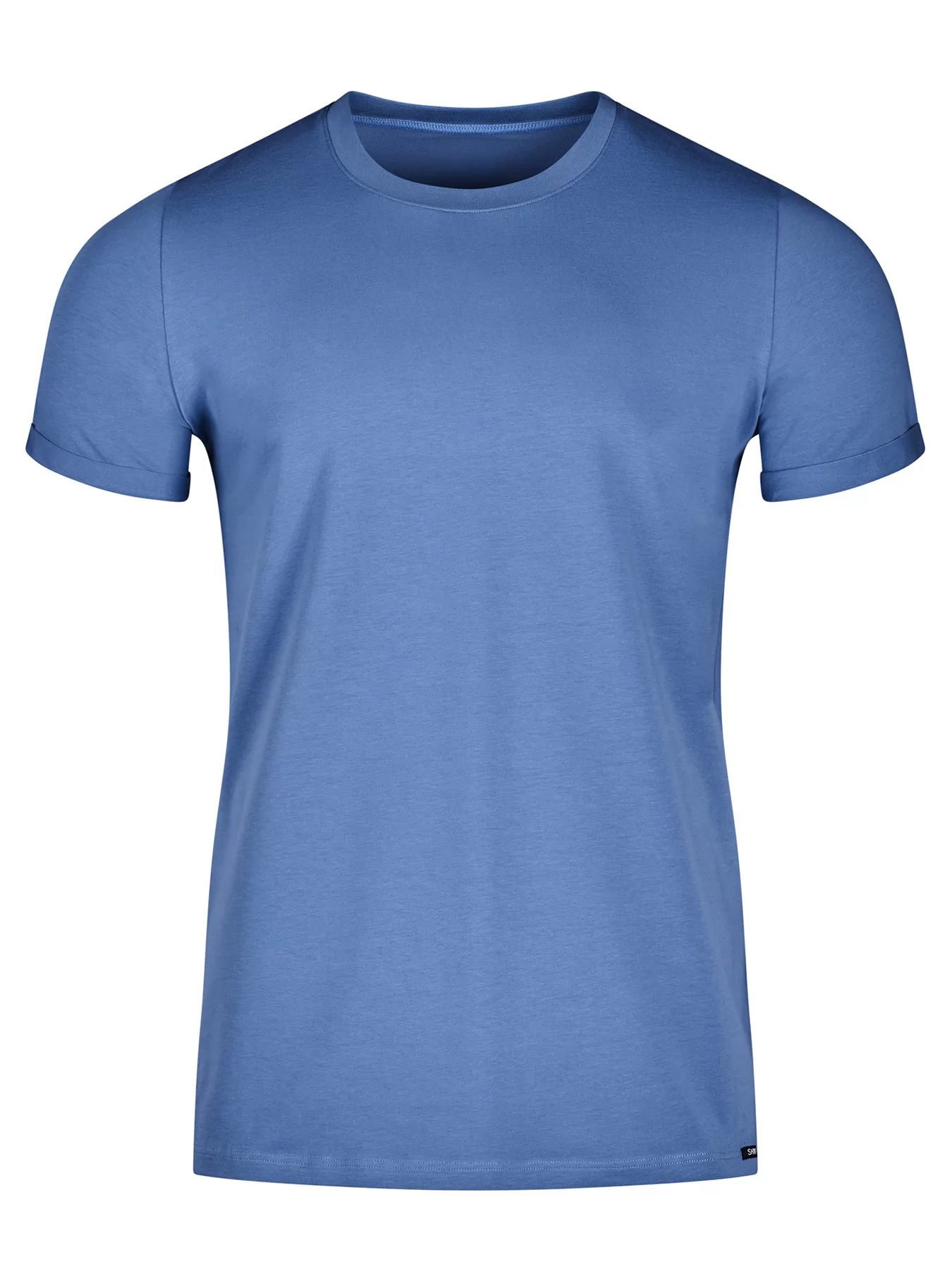 Niebieski Koszulka męska Skiny Every Night 080508 - zdjęcie 3