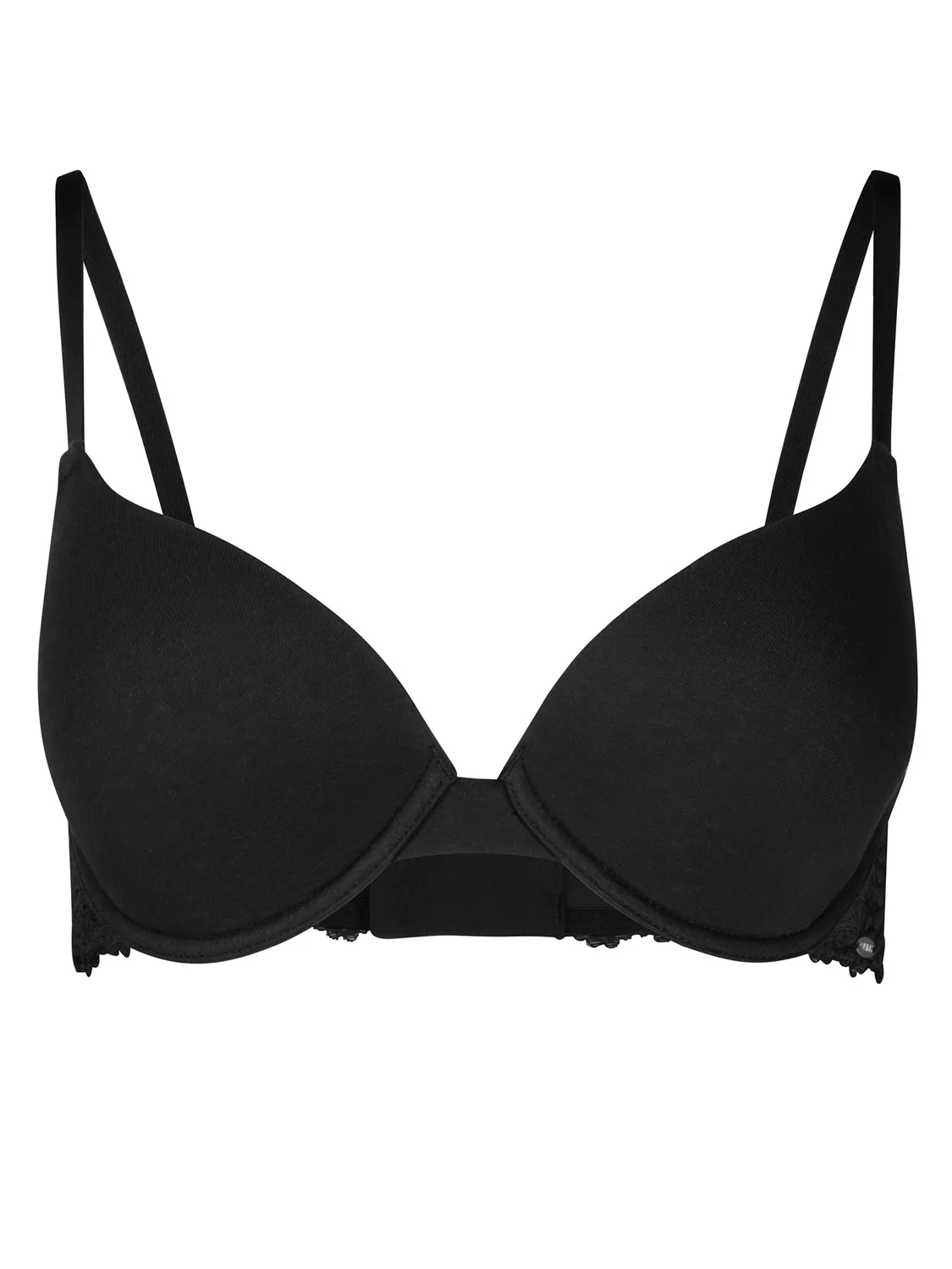 Czarny Biustonosz Skiny Every Day in Cotton Lace Multipack 080600 - zdjęcie 1