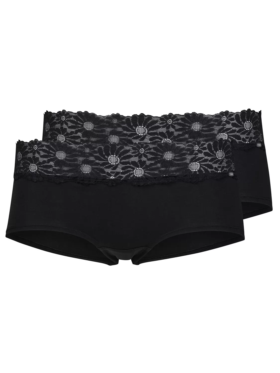 Czarny Bokserki 2PACK Skiny 080604 - zdjęcie 1