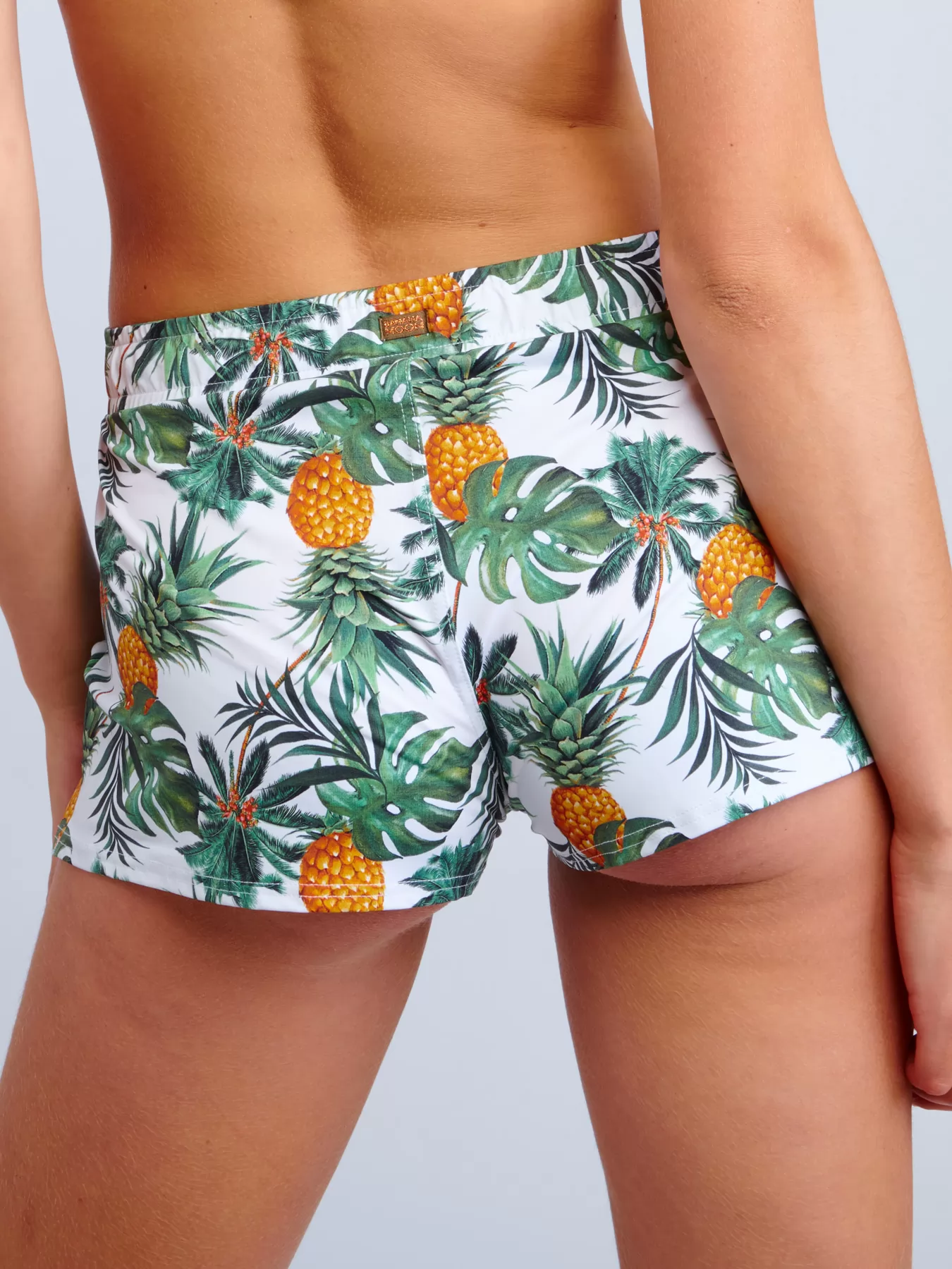 Biały, zielony Spodenki plażowe Banana Moon Tiwi Palmspring - zdjęcie 2
