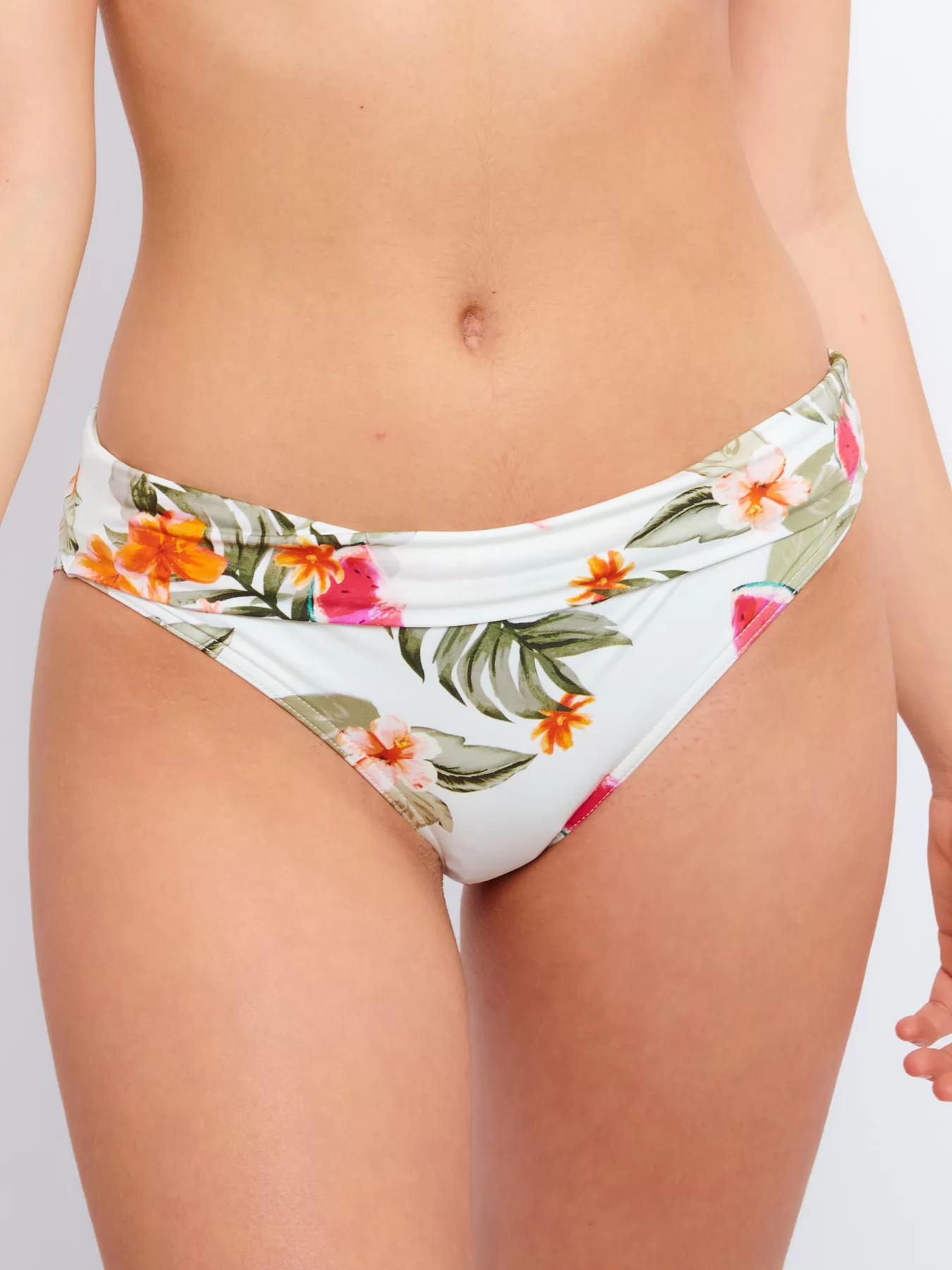 Kremowy, pomarańczowy, zielony Dół od kostiumu Banana Moon Merenda Palmrose - zdjęcie 1