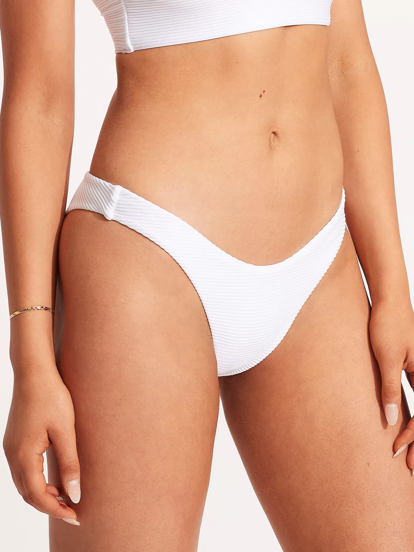 Biały Dół od bikini Seafolly Essentials 40305-640 - zdjęcie 2