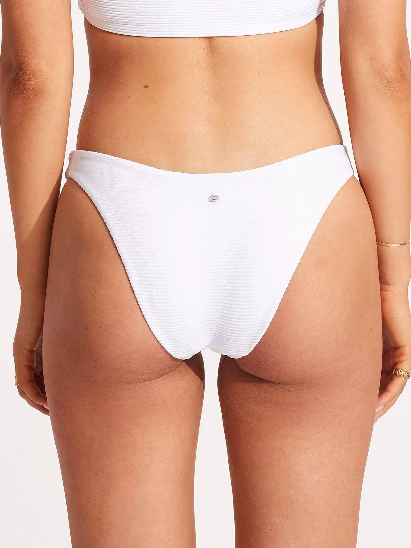 Biały Dół od bikini Seafolly Essentials 40305-640 - zdjęcie 3