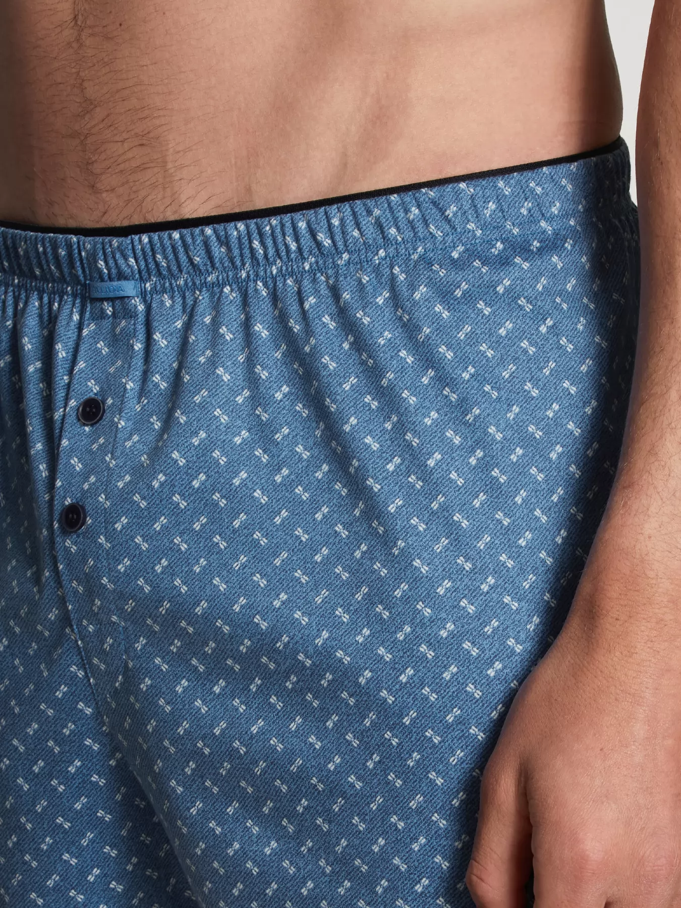 Niebieski Bokserki męskie Calida Selected Cotton 24563 - zdjęcie 3