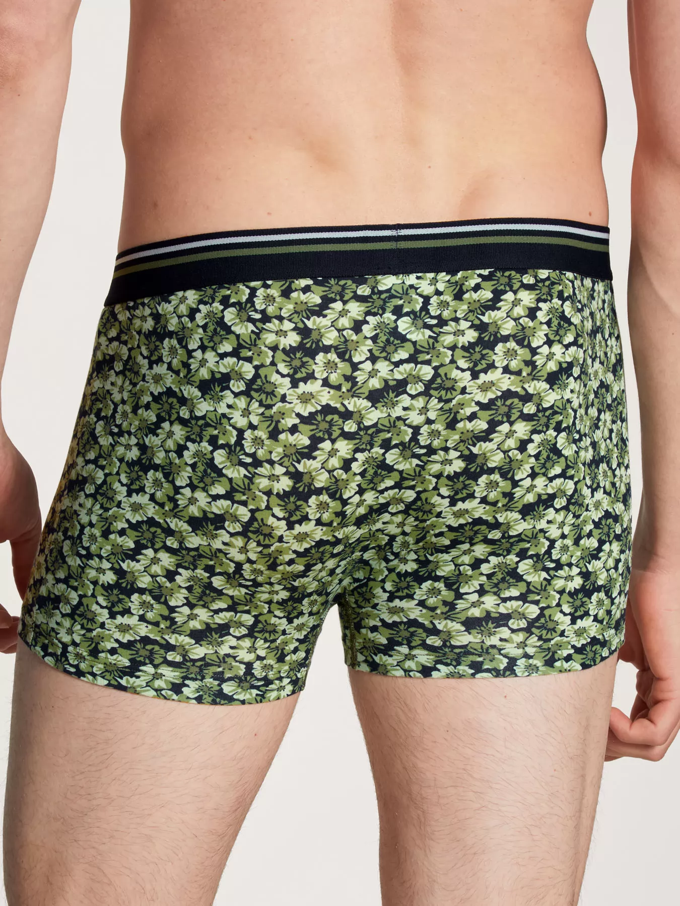 Czarny, zielony Bokserki męskie Calida Cotton Code Design 26684 - zdjęcie 2