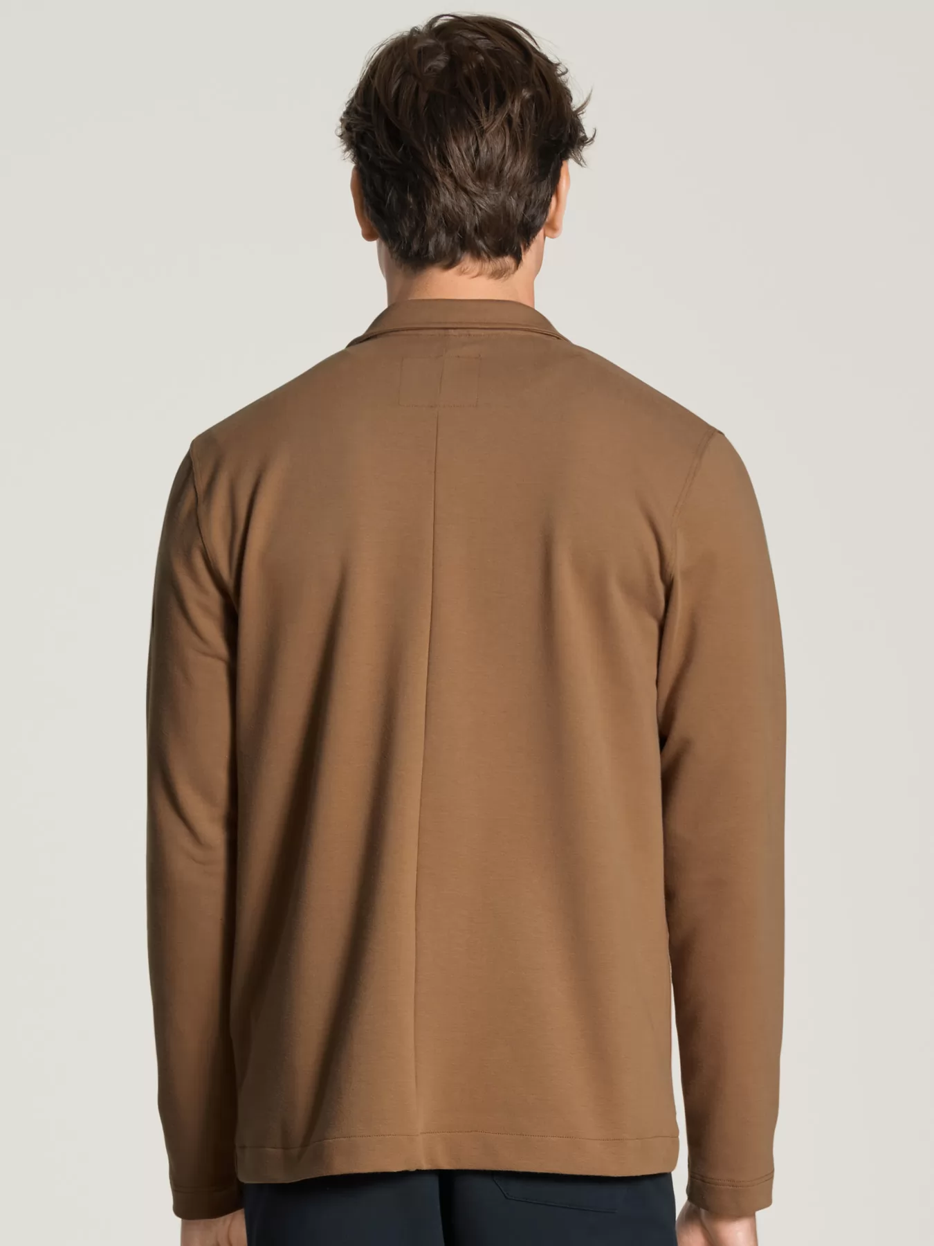 Brązowy Bluza męska Calida Remix Lounge Leisure 15862 - zdjęcie 2