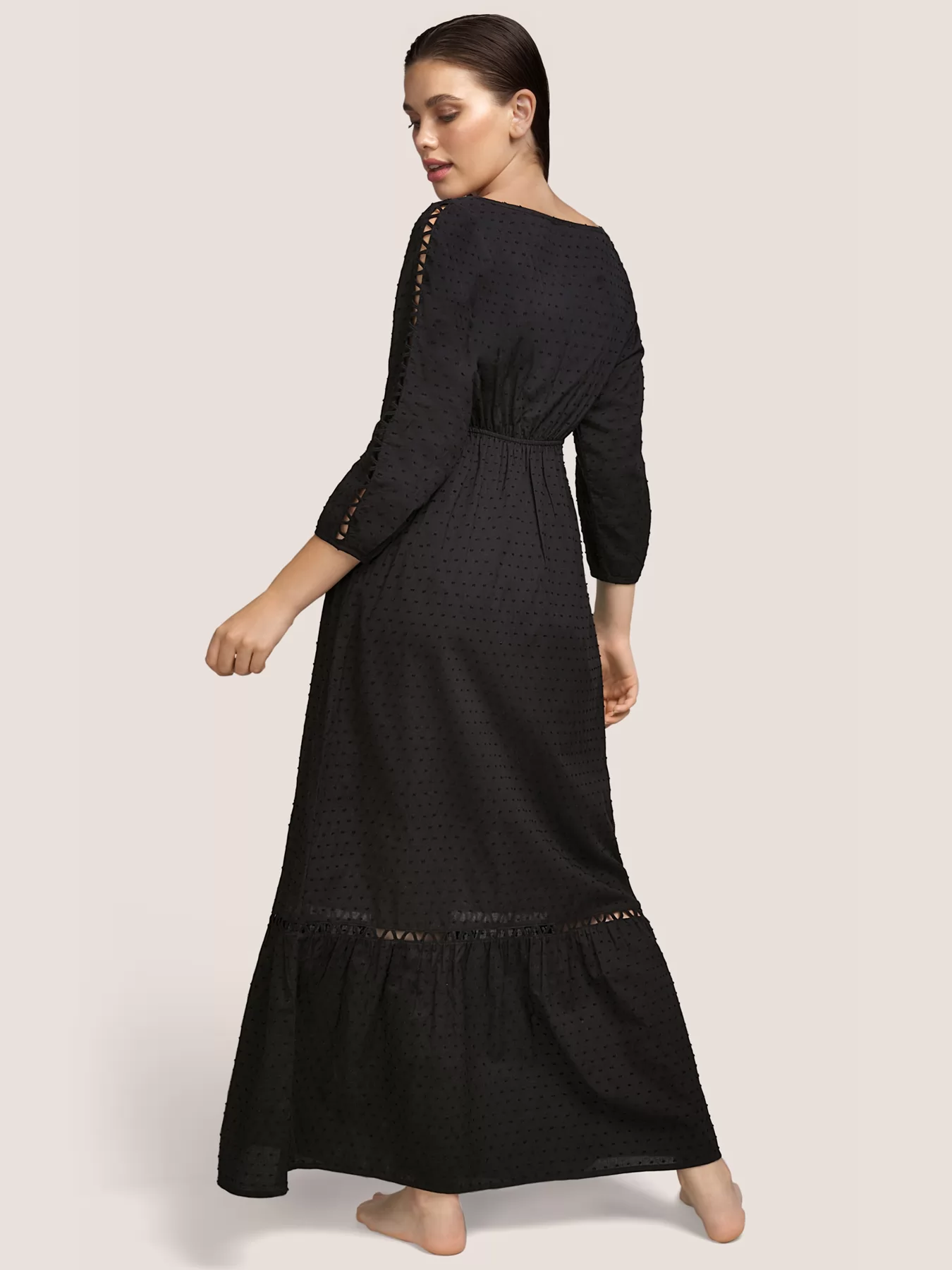 Czarny Sukienka Andres Sarda Shelley 3410370 - zdjęcie 2