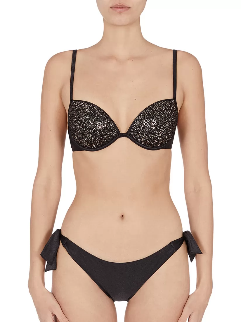 Czarny Bikini Emporio Armani 2624792R312 - zdjęcie 1