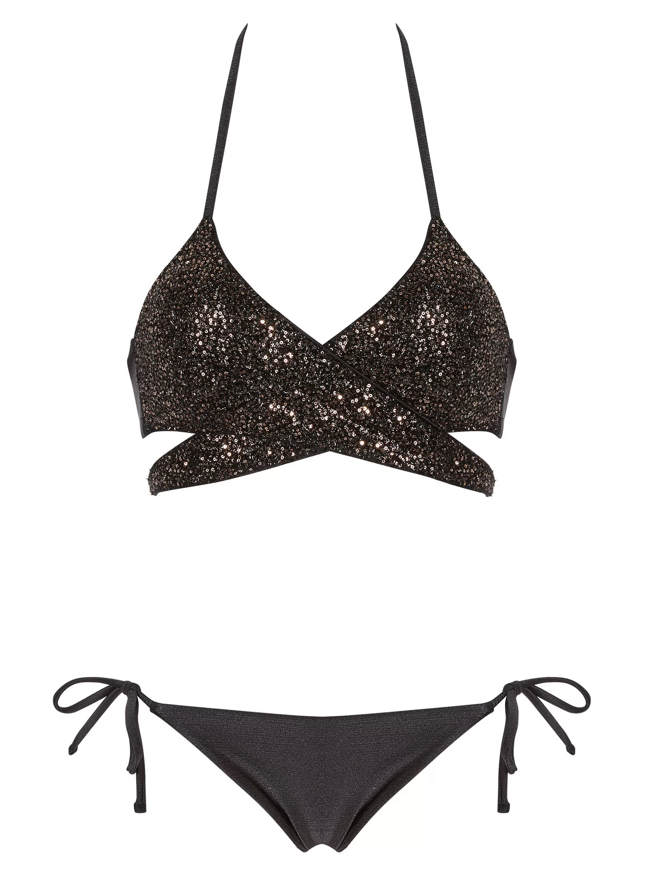 Czarny Bikini Emporio Armani 2627112R312 - zdjęcie 1