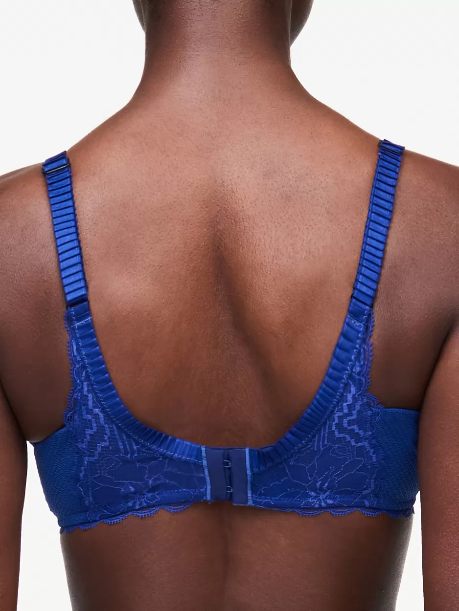 Niebieski Biustonosz balkonetka Chantelle Waltz C13L50 - zdjęcie 2