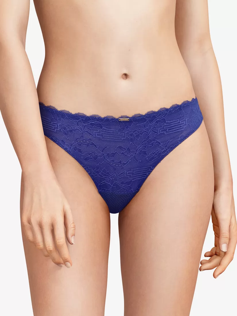 Niebieski Figi tanga Chantelle Waltz C13L90 - zdjęcie 1