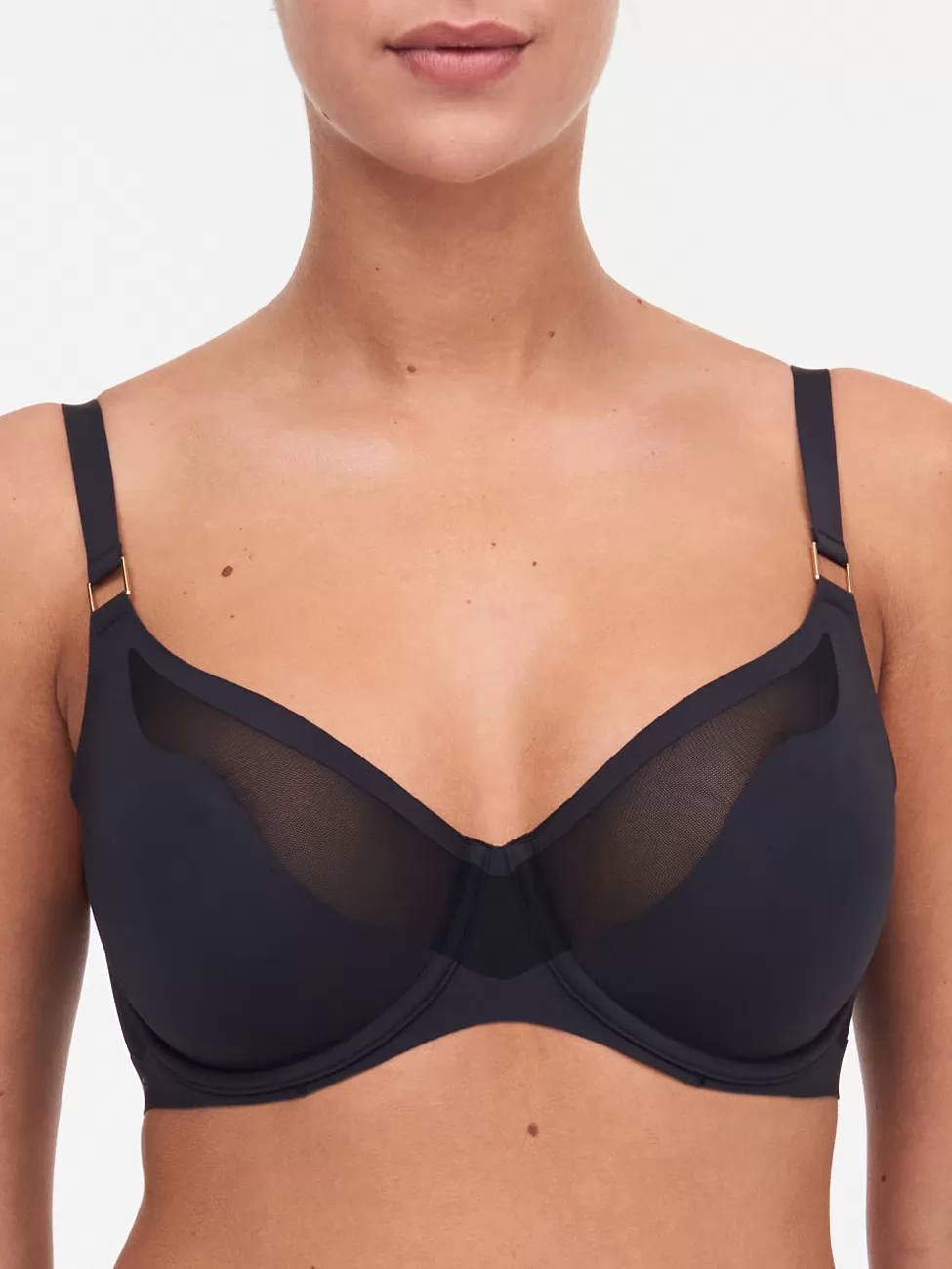 Czarny Biustonosz Chantelle Pure Light C10M10 - zdjęcie 1