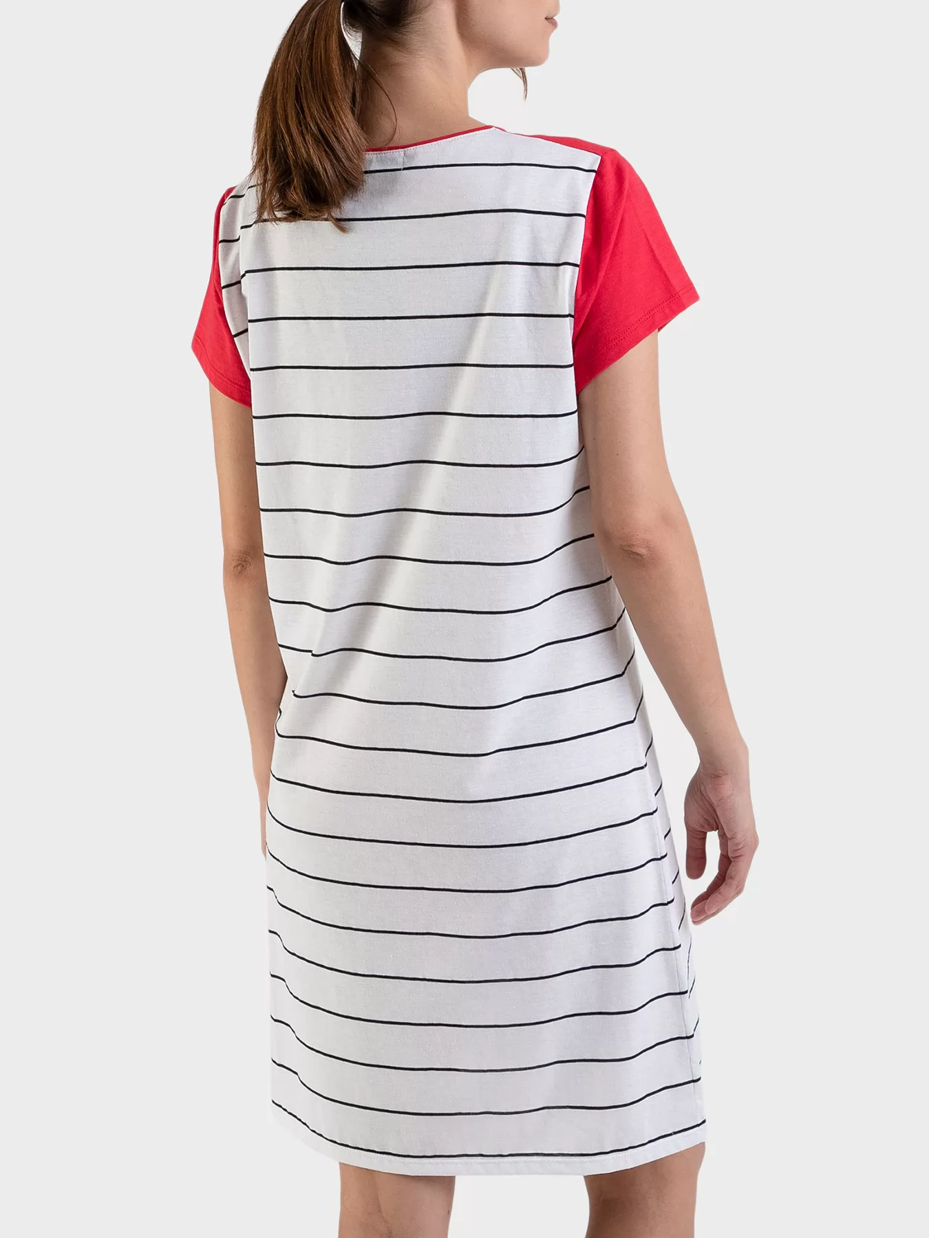 Biały, czerwony Koszula nocna Massana 227224 - zdjęcie 2