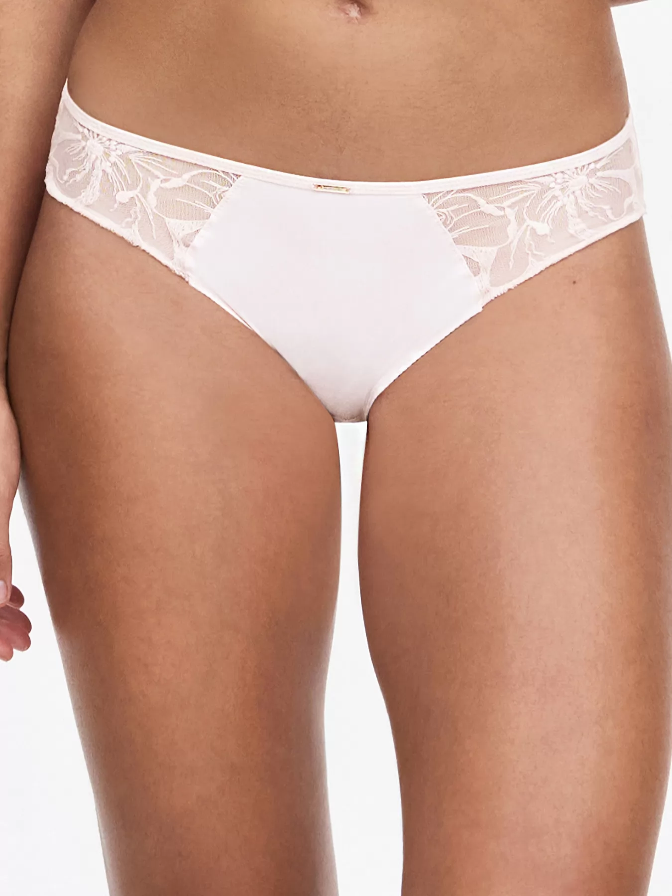 Pudrowy róż, różowy Figi Chantelle Fleurs C12M30 - zdjęcie 1