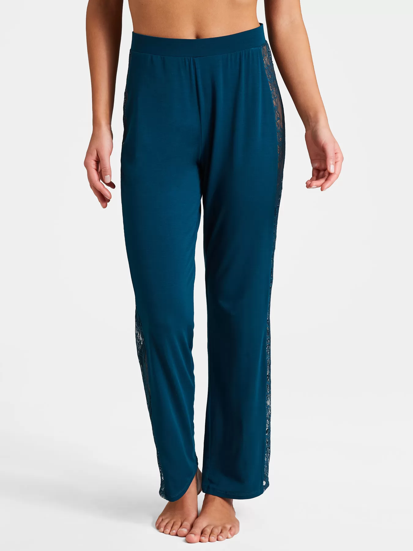 Zielony Jedwabne spodnie Aubade Lazy Days RL60 - zdjęcie 1