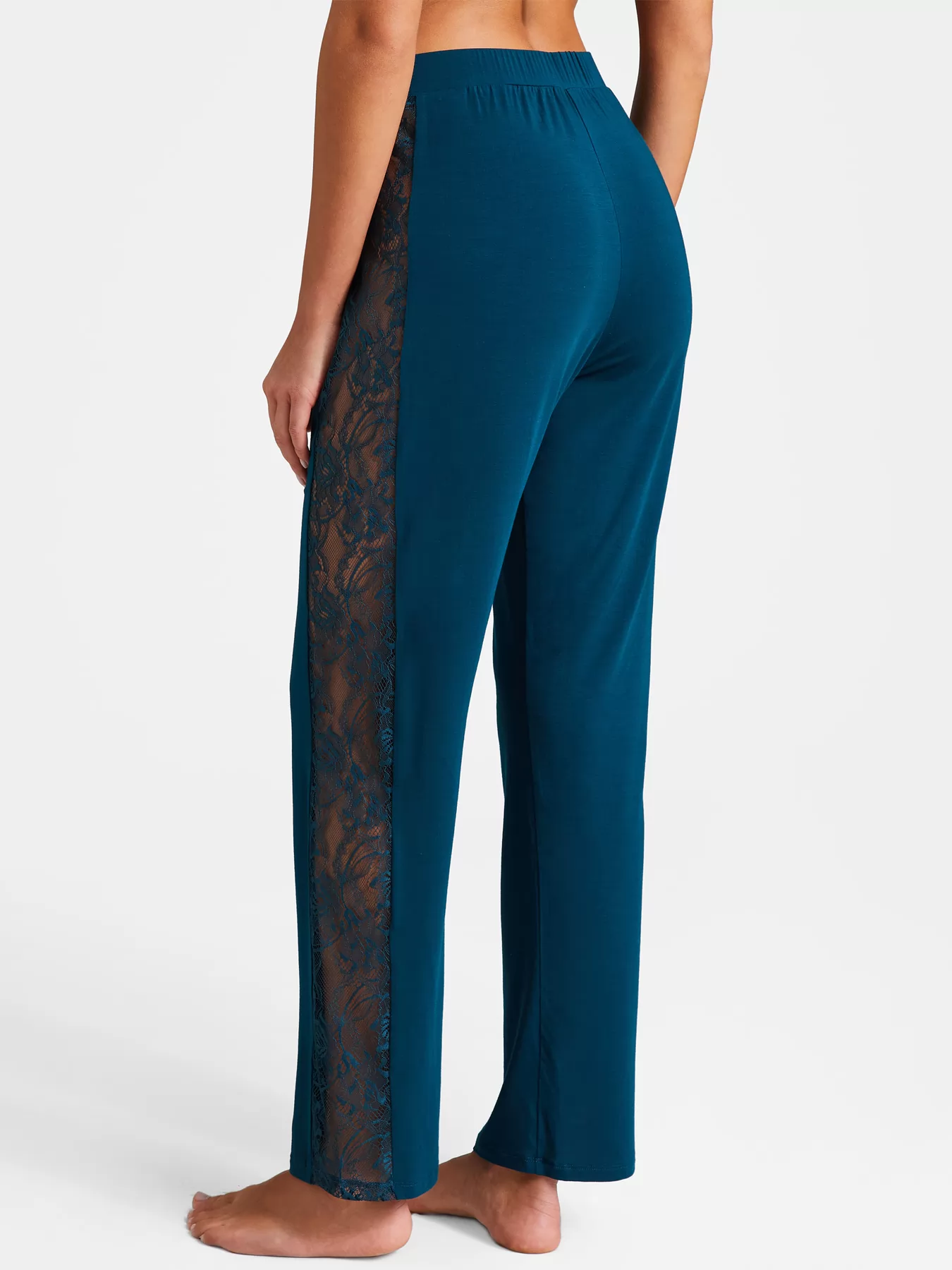 Zielony Jedwabne spodnie Aubade Lazy Days RL60 - zdjęcie 2