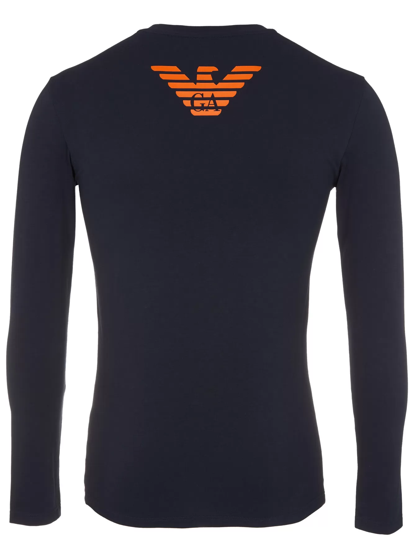 Granatowy Koszulka męska Emporio Armani 1110232F725 - zdjęcie 4