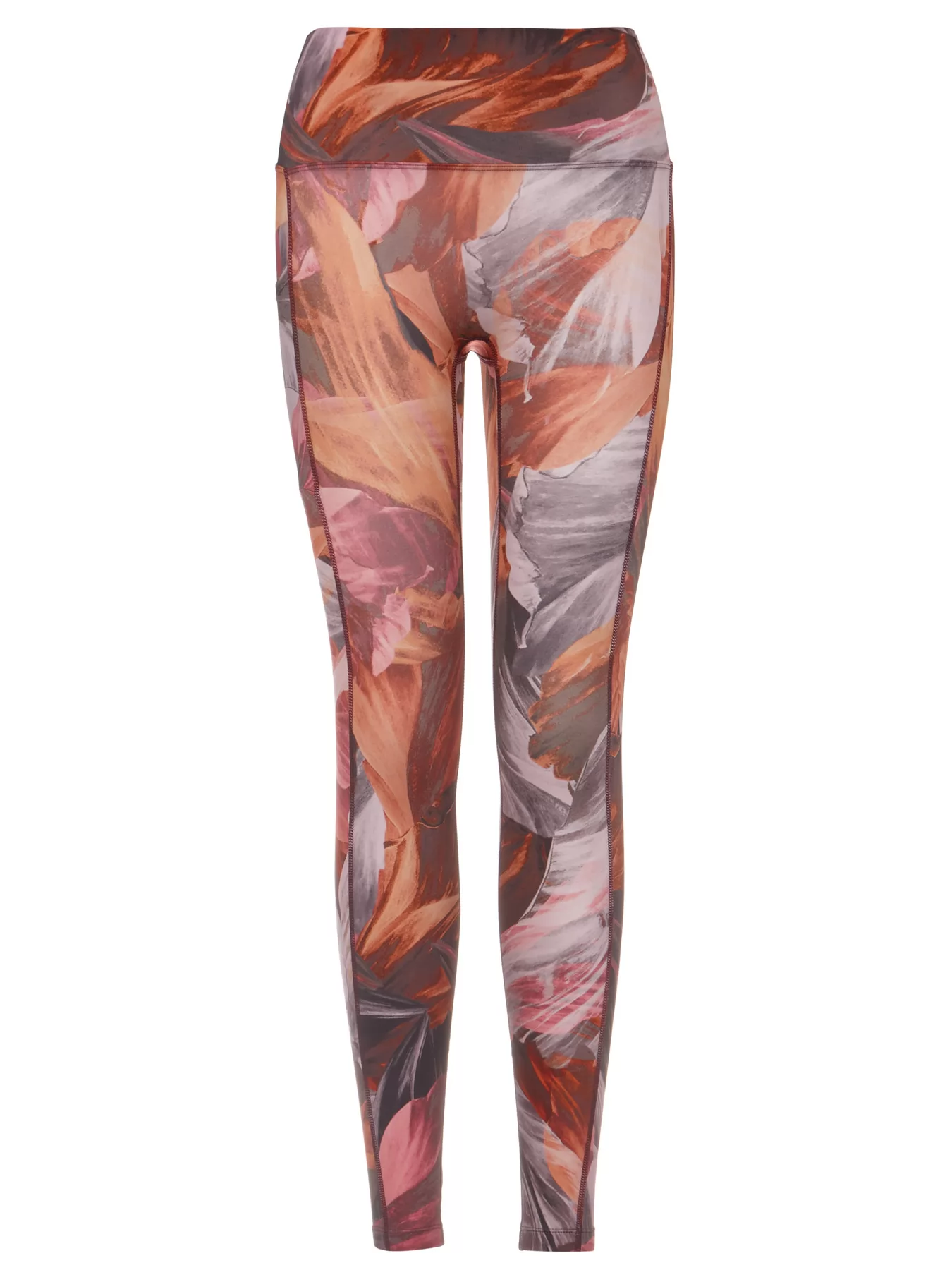 Czerwony, wielobarwny Leginsy damskie Emporio Armani 1644912F210 - zdjęcie 3