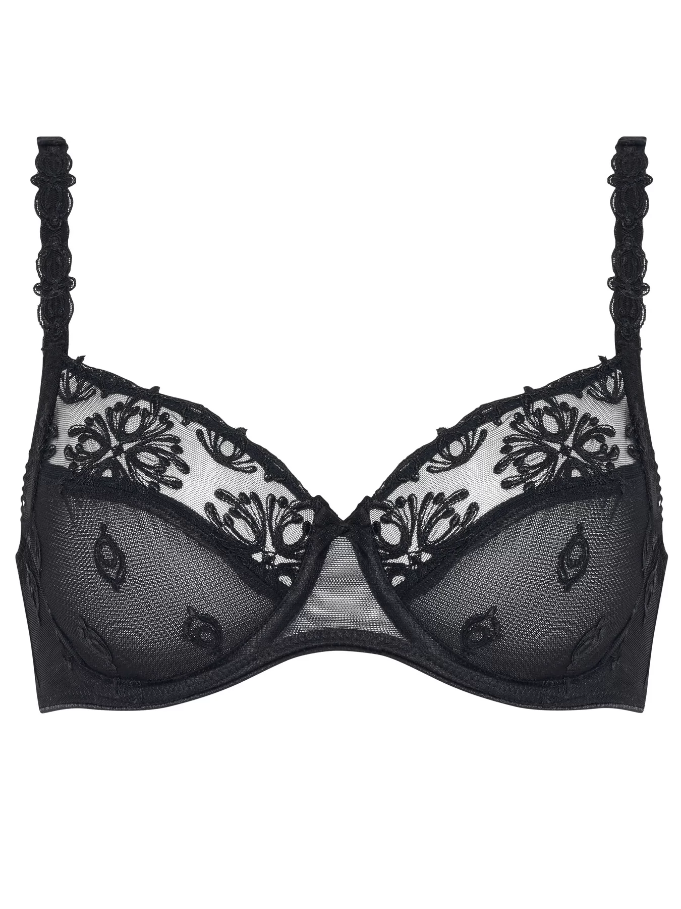 Czarny Biustonosz Chantelle Champs Elysees C26010 - zdjęcie 2