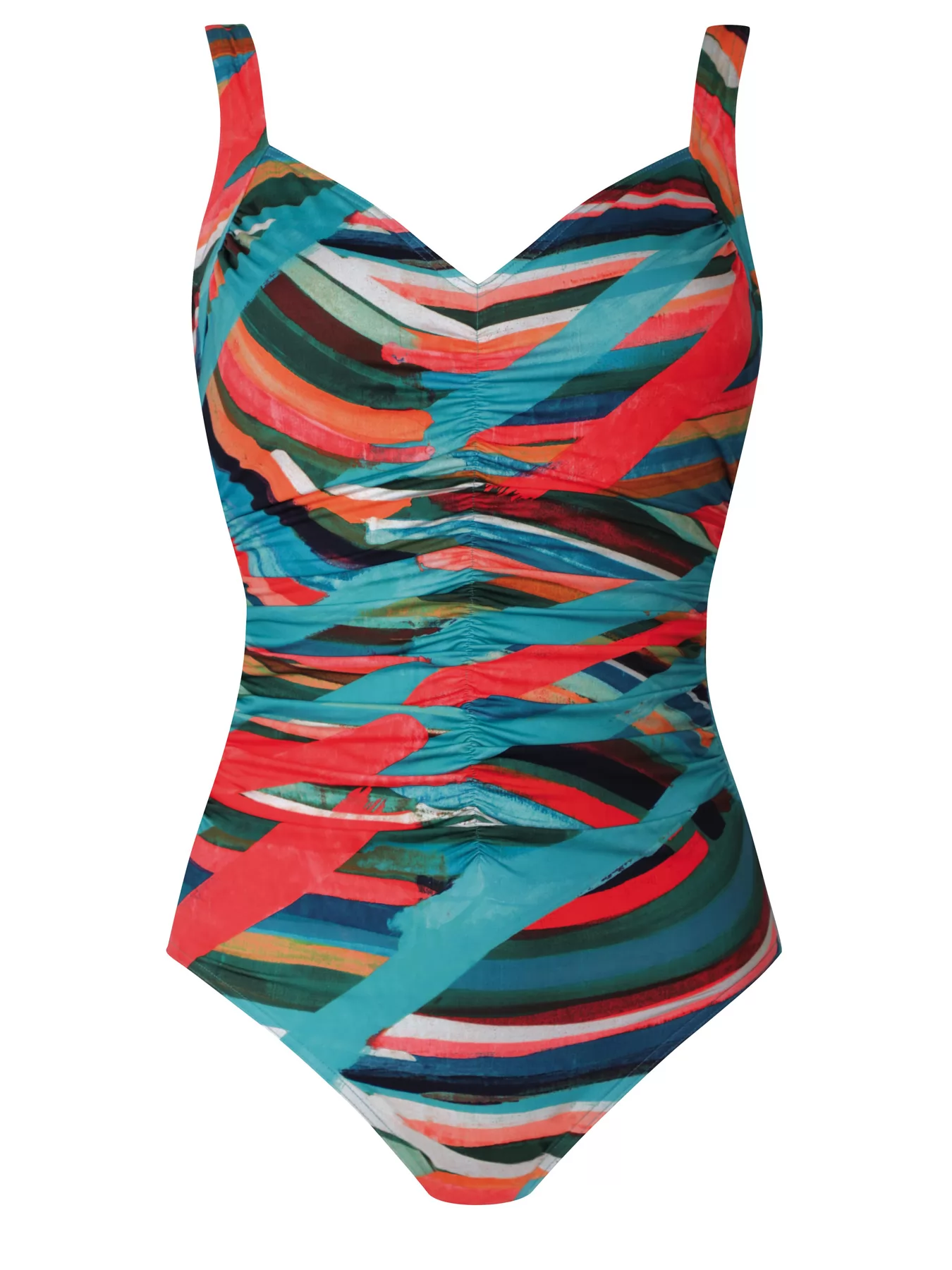 Wielobarwny, czerwony, niebieski Kostium kąpielowy Sunflair 22049 - zdjęcie 1