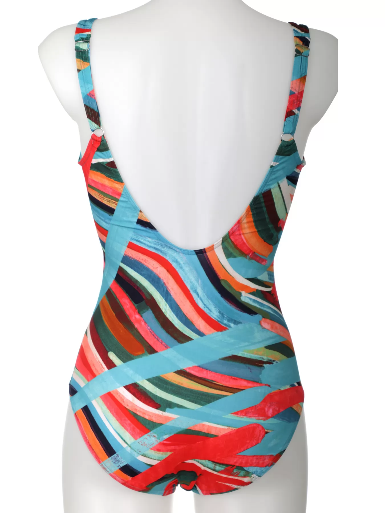 Wielobarwny, czerwony, niebieski Kostium kąpielowy Sunflair 22049 - zdjęcie 2