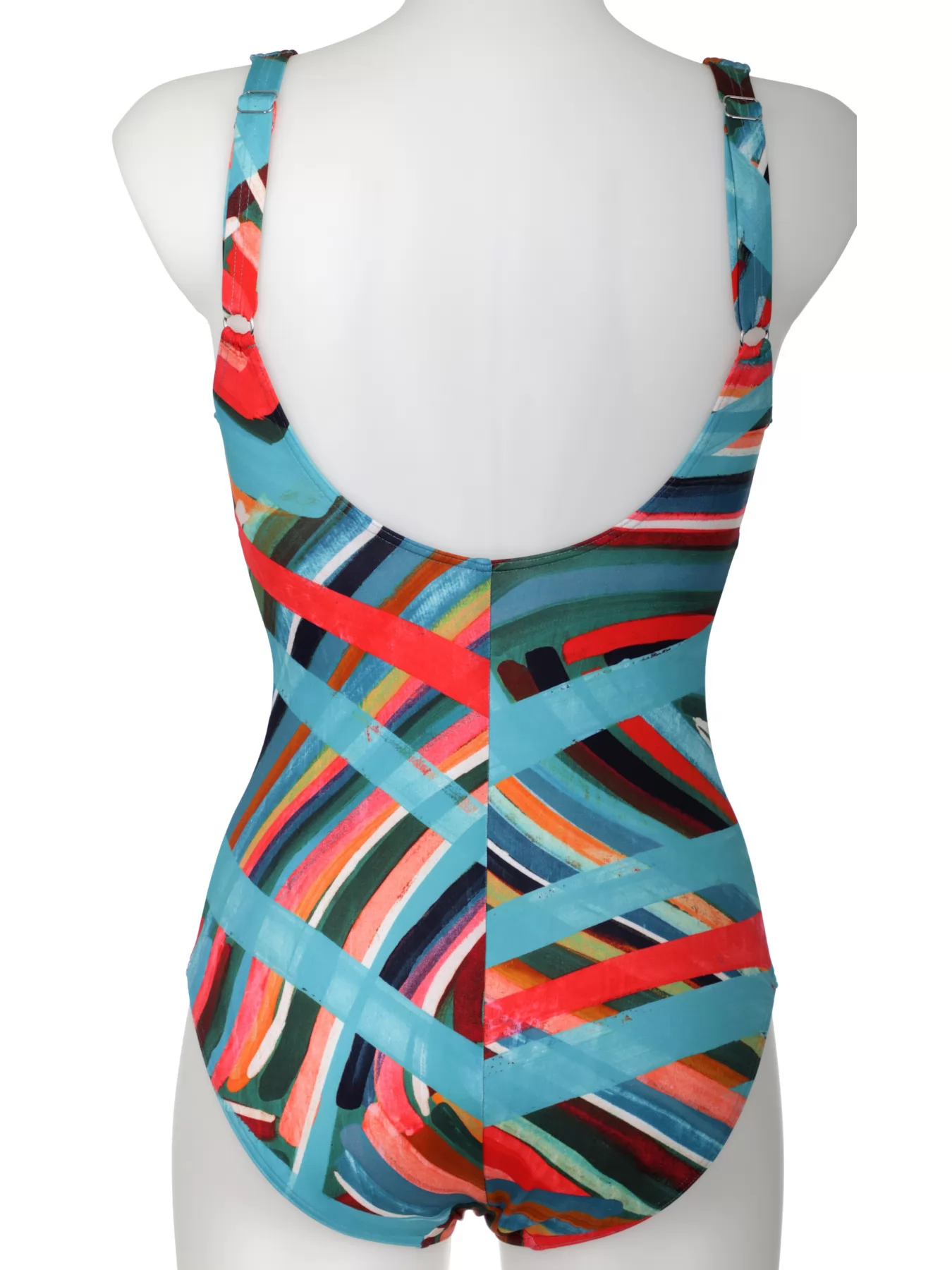 Czerwony, niebieski, wielobarwny Kostium kąpielowy Sunflair 22093 - zdjęcie 2