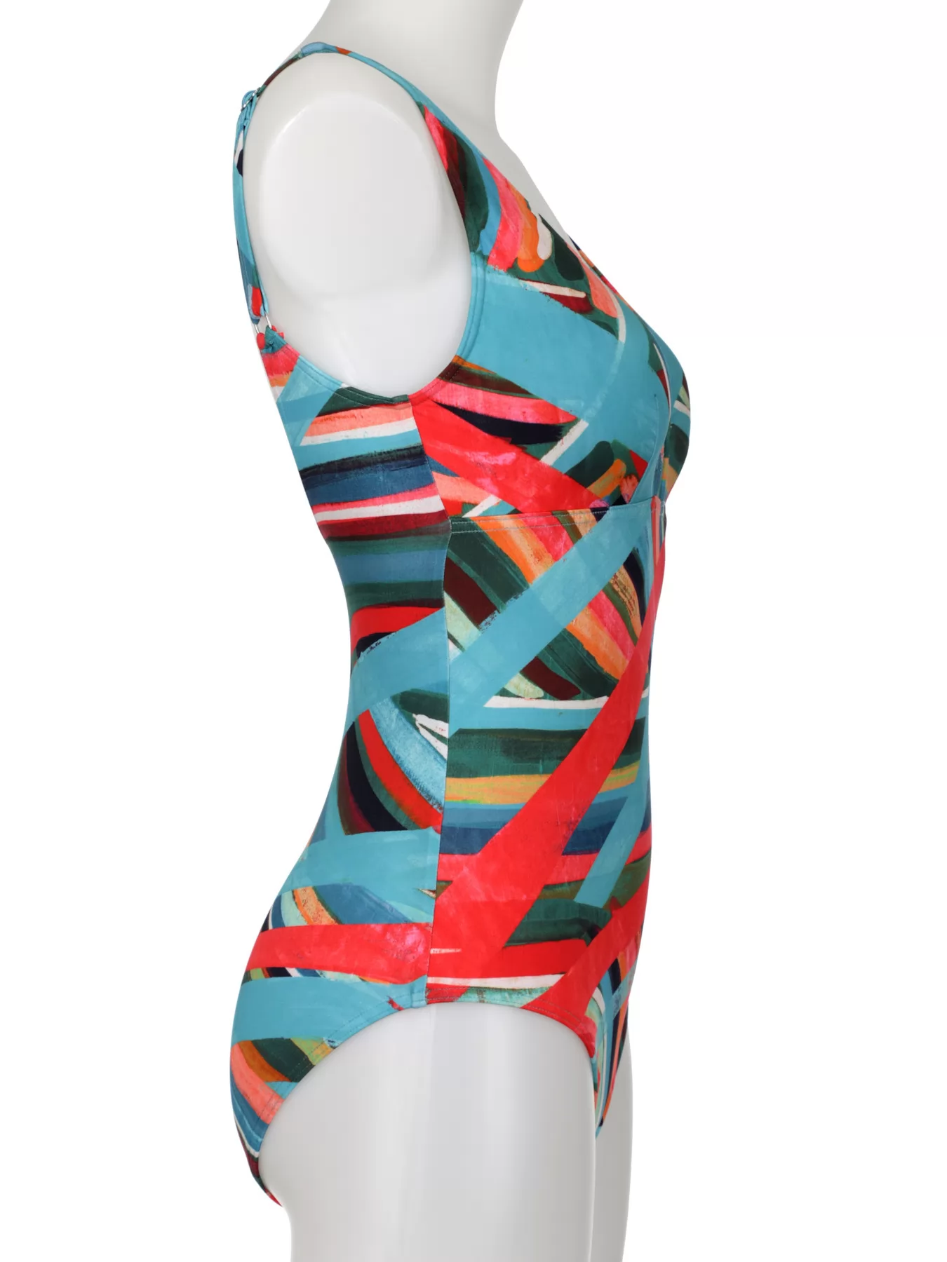 Czerwony, niebieski, wielobarwny Kostium kąpielowy Sunflair 22093 - zdjęcie 3