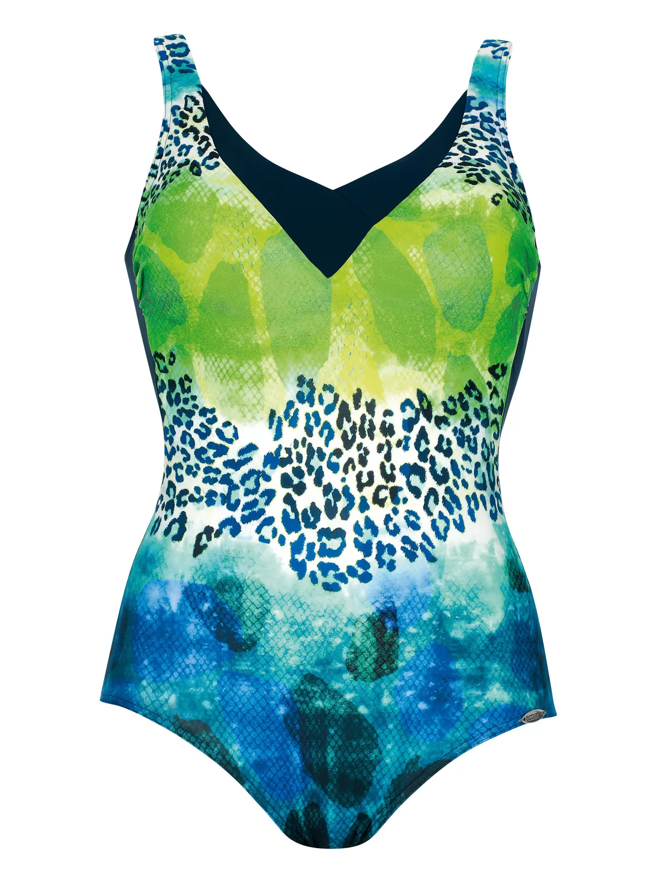 Granatowy, niebieski, zielony Kostium kąpielowy Sunflair 72110 - zdjęcie 1