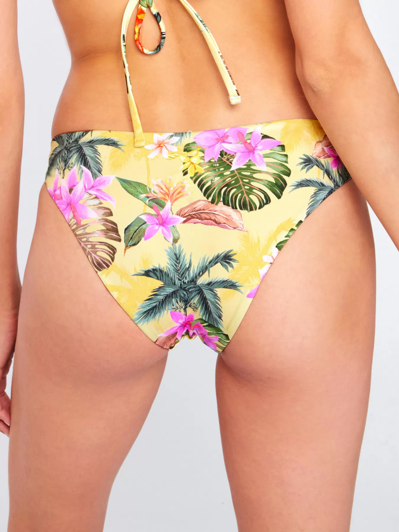 Różowy, zielony, żółty Dół od bikini Banana Moon Vaiva Limetropic - zdjęcie 2