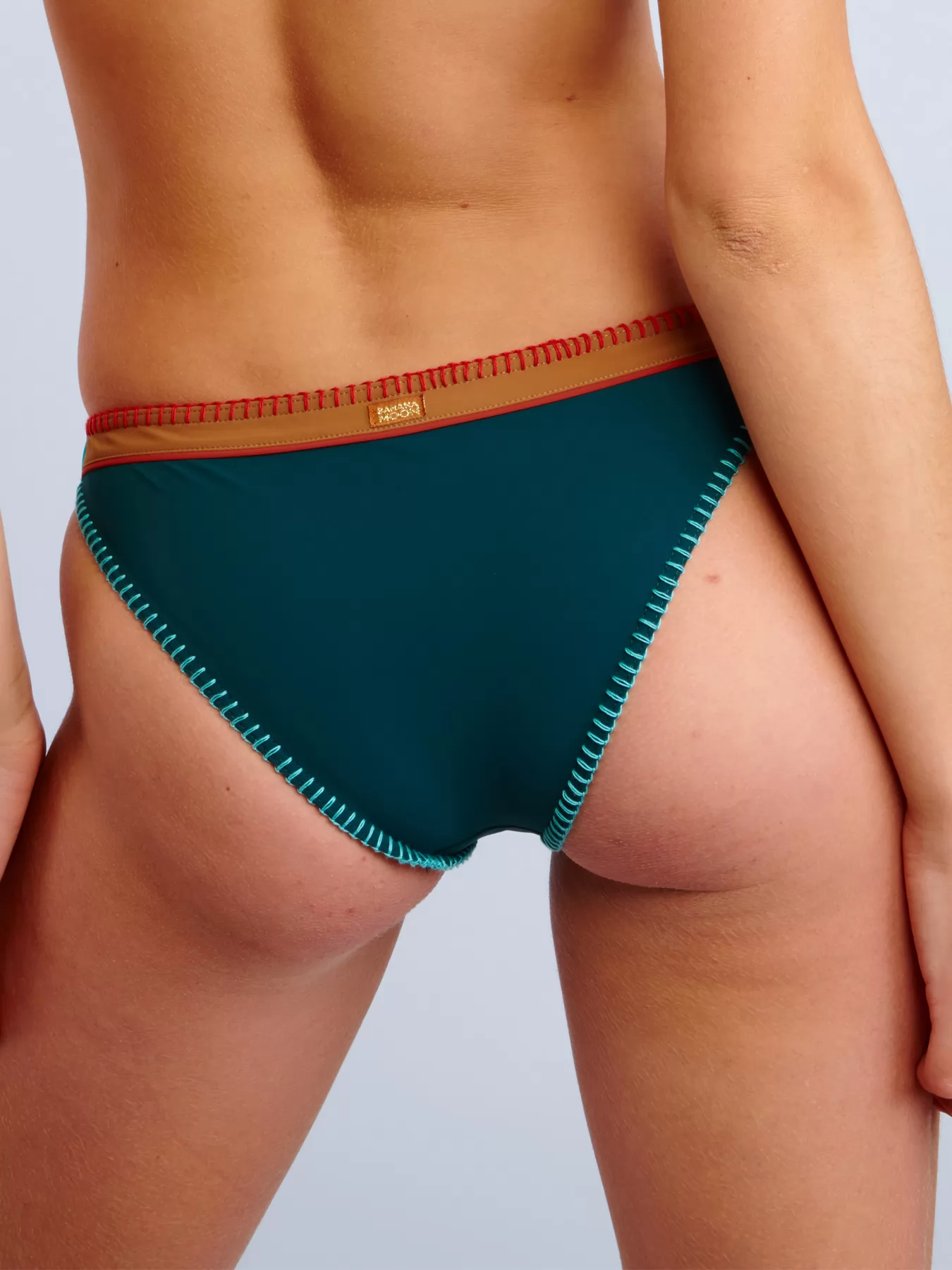 Niebieski, wielobarwny, zielony Dół od bikini Banana Moon Fresia Teknicolor - zdjęcie 2