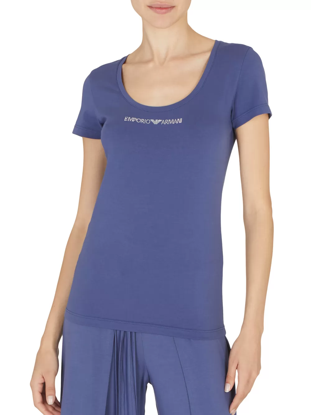 Fioletowy Koszulka damska Emporio Armani 1633773R223 - zdjęcie 1