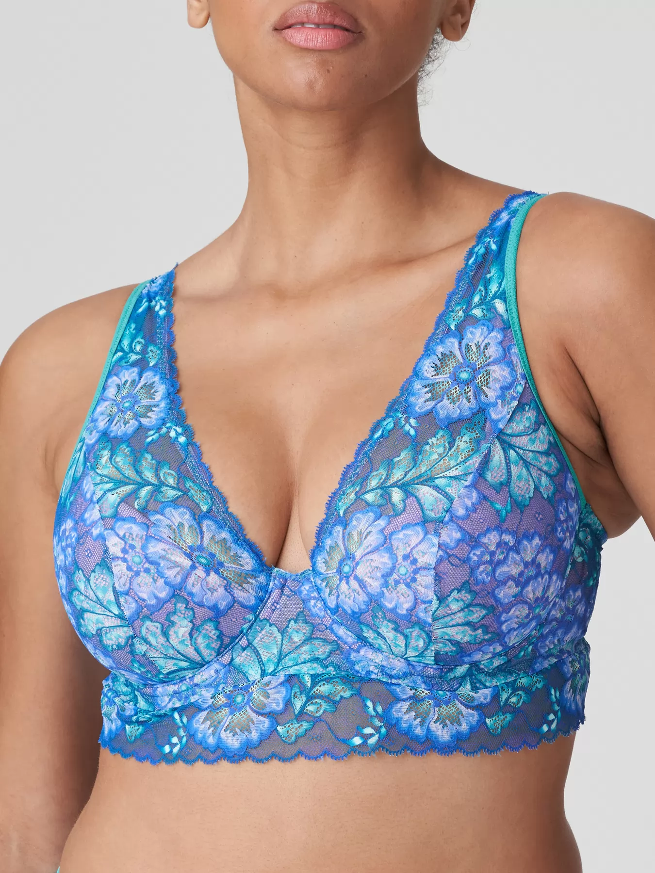 Niebieski, zielony Biustonosz PrimaDonna Morro Bay 142264 - zdjęcie 1