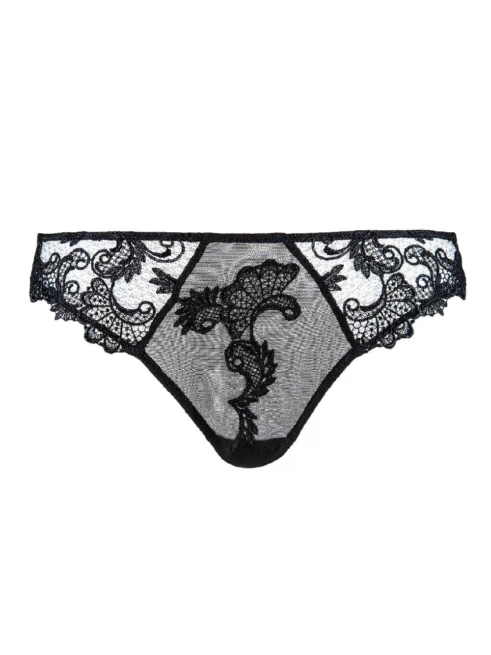 Czarny Figi Lise Charmel Dressing Floral ACC0788 - zdjęcie 1