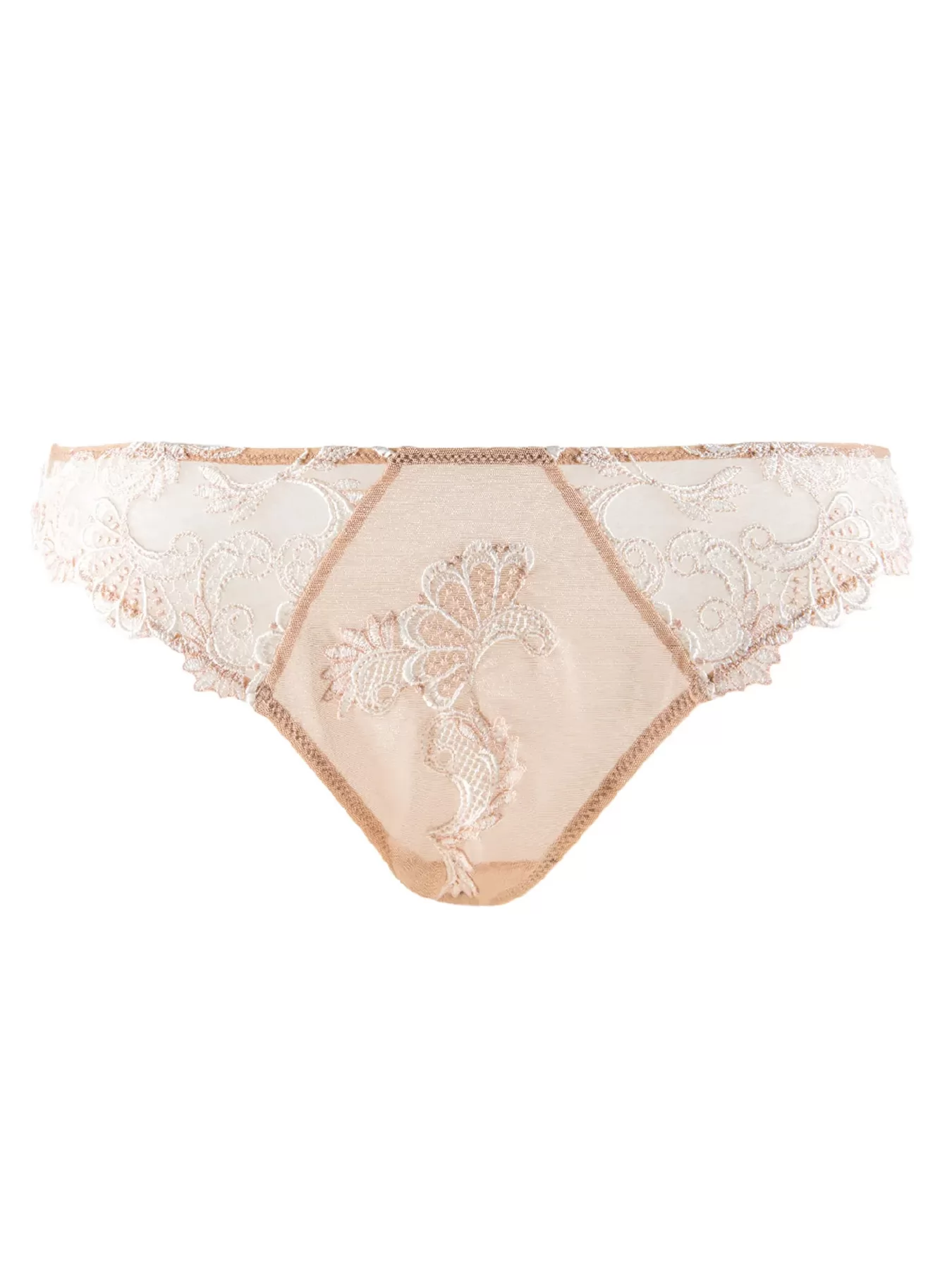 Beżowy Figi Lise Charmel Dressing Floral ACC0788 - zdjęcie 3