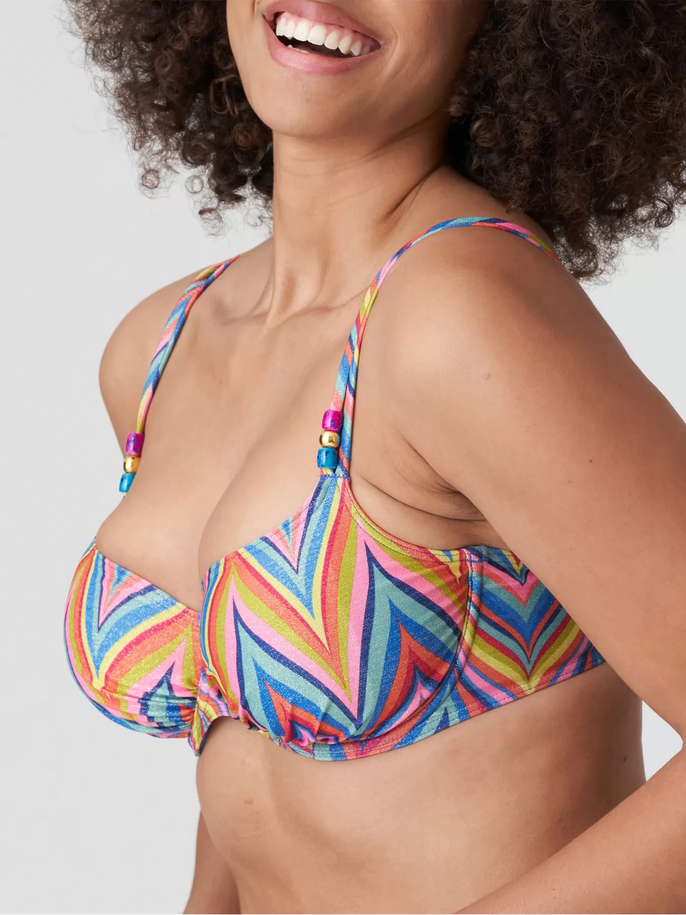 Niebieski, pomarańczowy, wielobarwny Góra od kostiumu PrimaDonna Kea 4010810 - zdjęcie 4