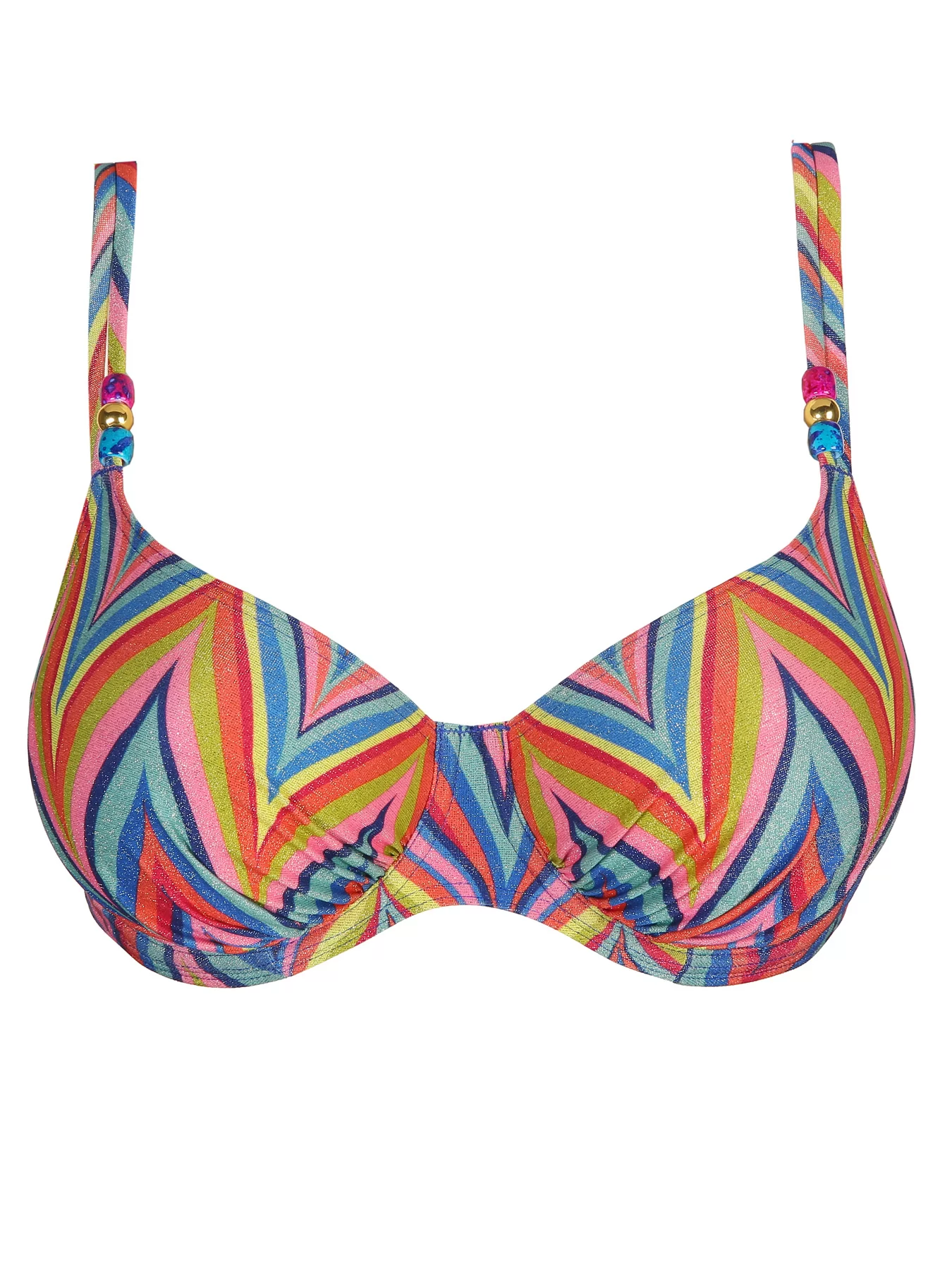 Niebieski, pomarańczowy, wielobarwny Góra od kostiumu PrimaDonna Kea 4010810 - zdjęcie 5