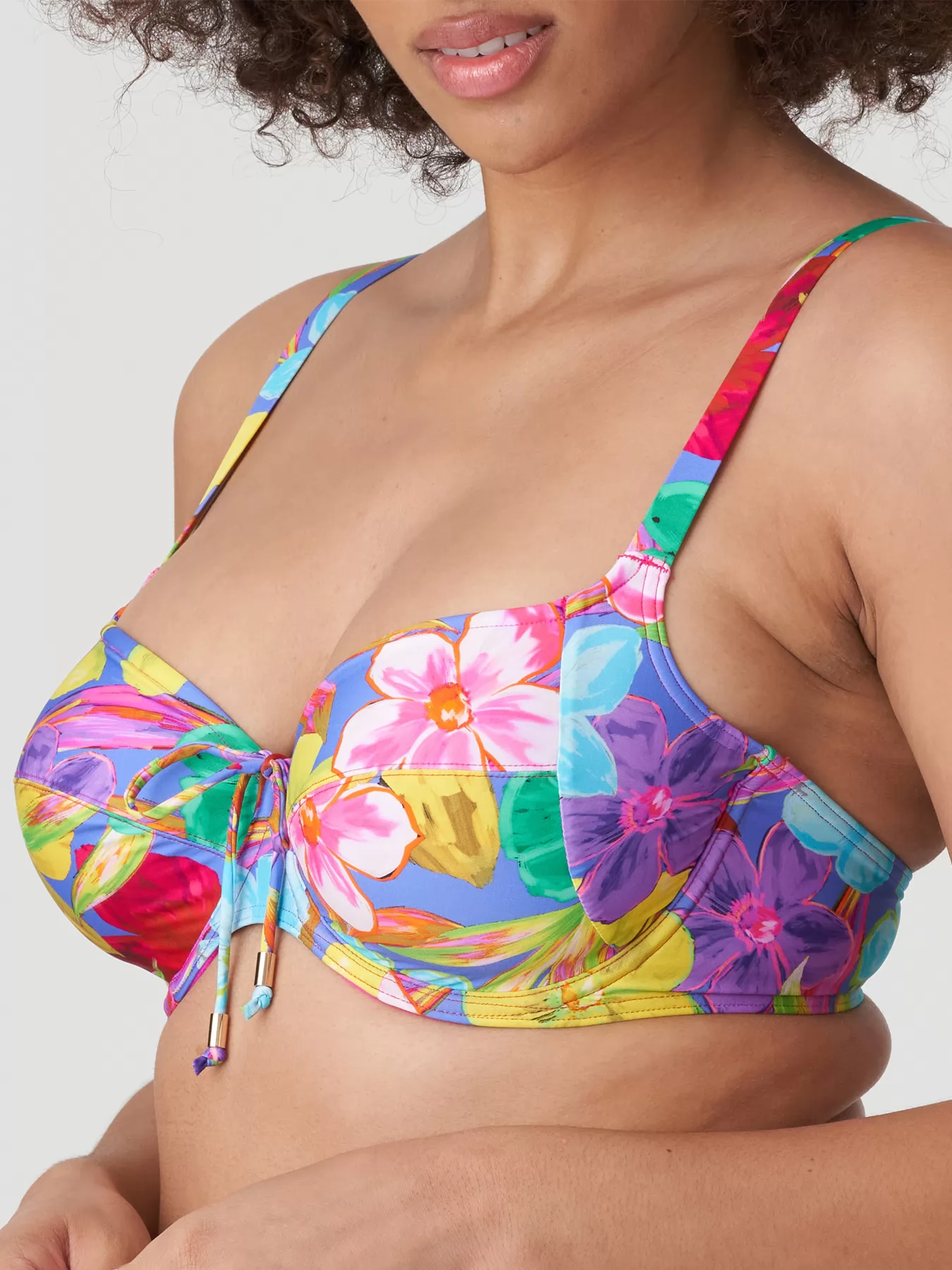 Niebieski, różowy, wielobarwny, żółty Góra od kostiumu PrimaDonna Sazan 4010710 - zdjęcie 3