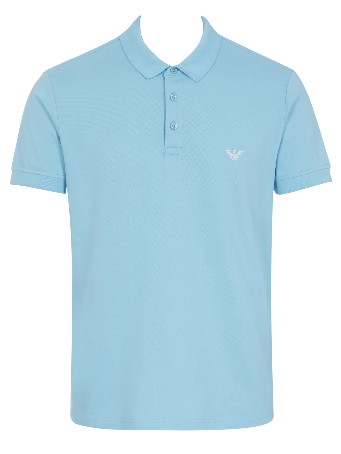 Niebieski Koszulka męska Emporio Armani 2118043R461 - zdjęcie 2