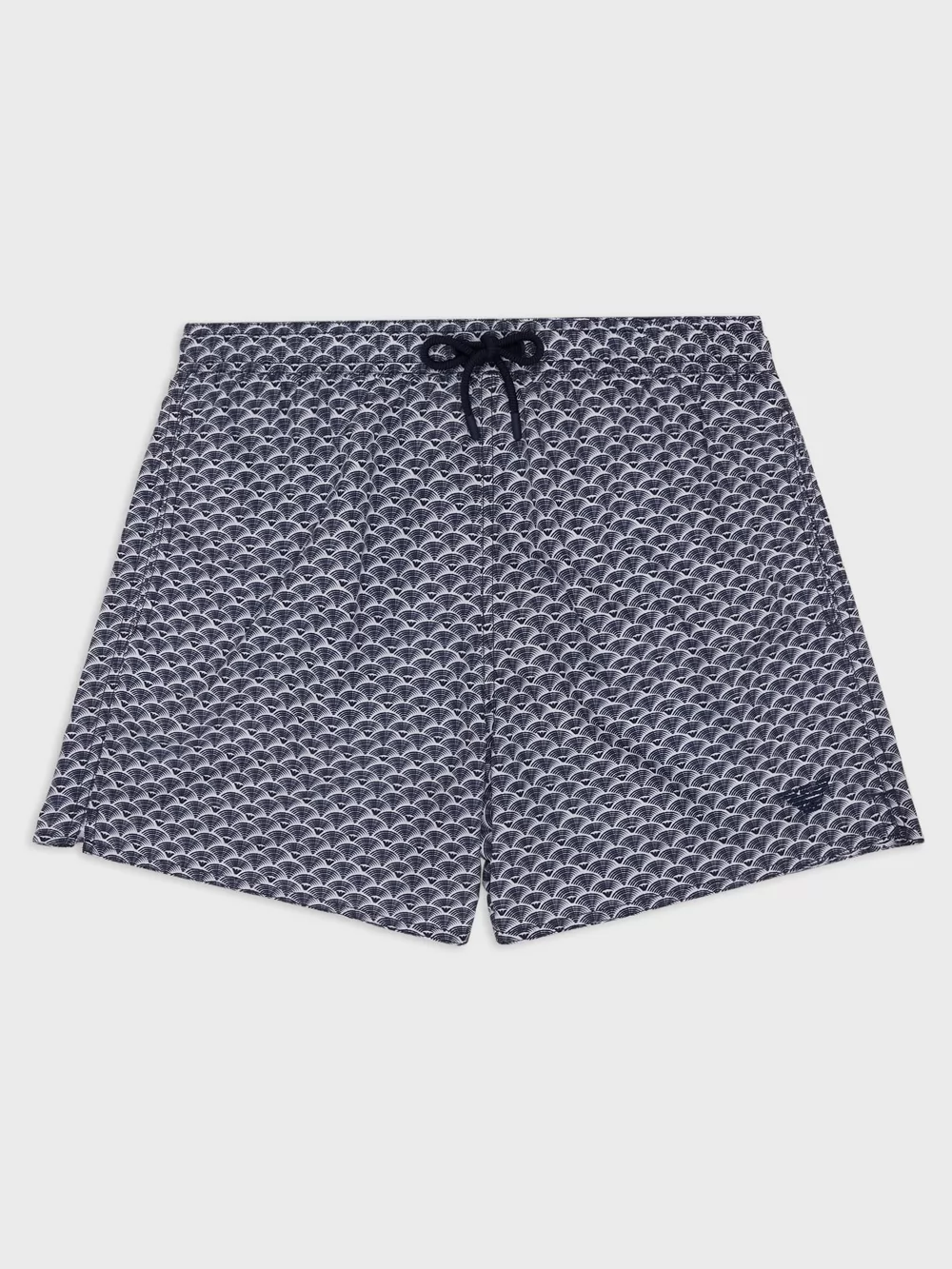 Biały, granatowy Szorty kąpielowe Emporio Armani 2117403R428 - zdjęcie 3