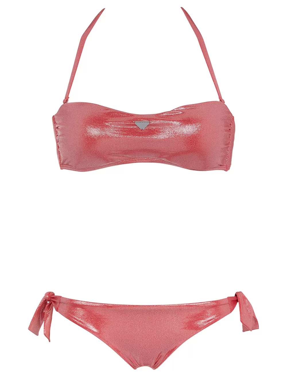 Czerwony Bikini Emporio Armani 2626363R303 - zdjęcie 3