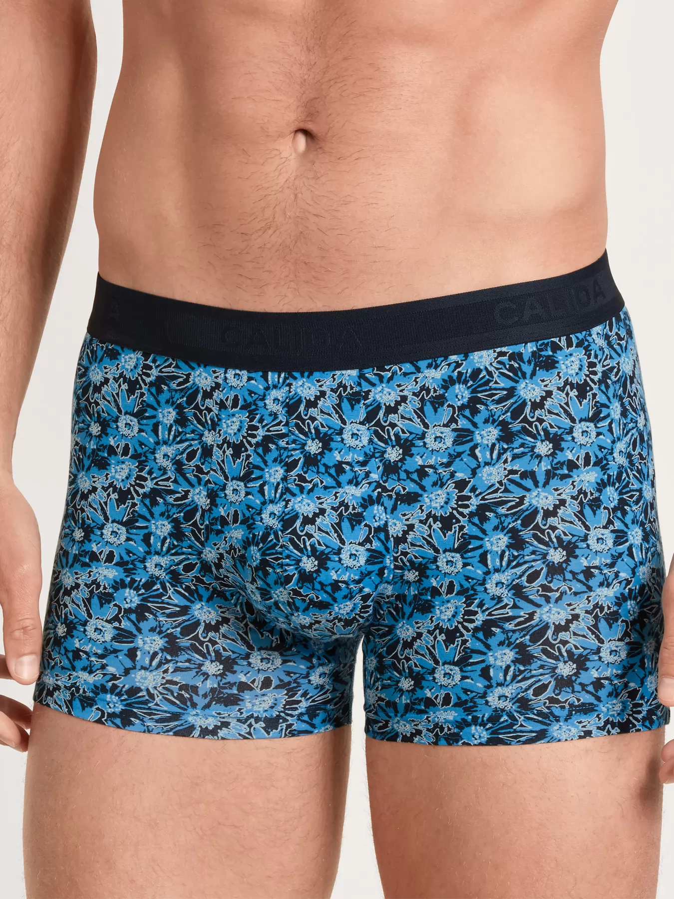 Granatowy, niebieski Bokserki męskie Calida Focus Trend 26688 - zdjęcie 1