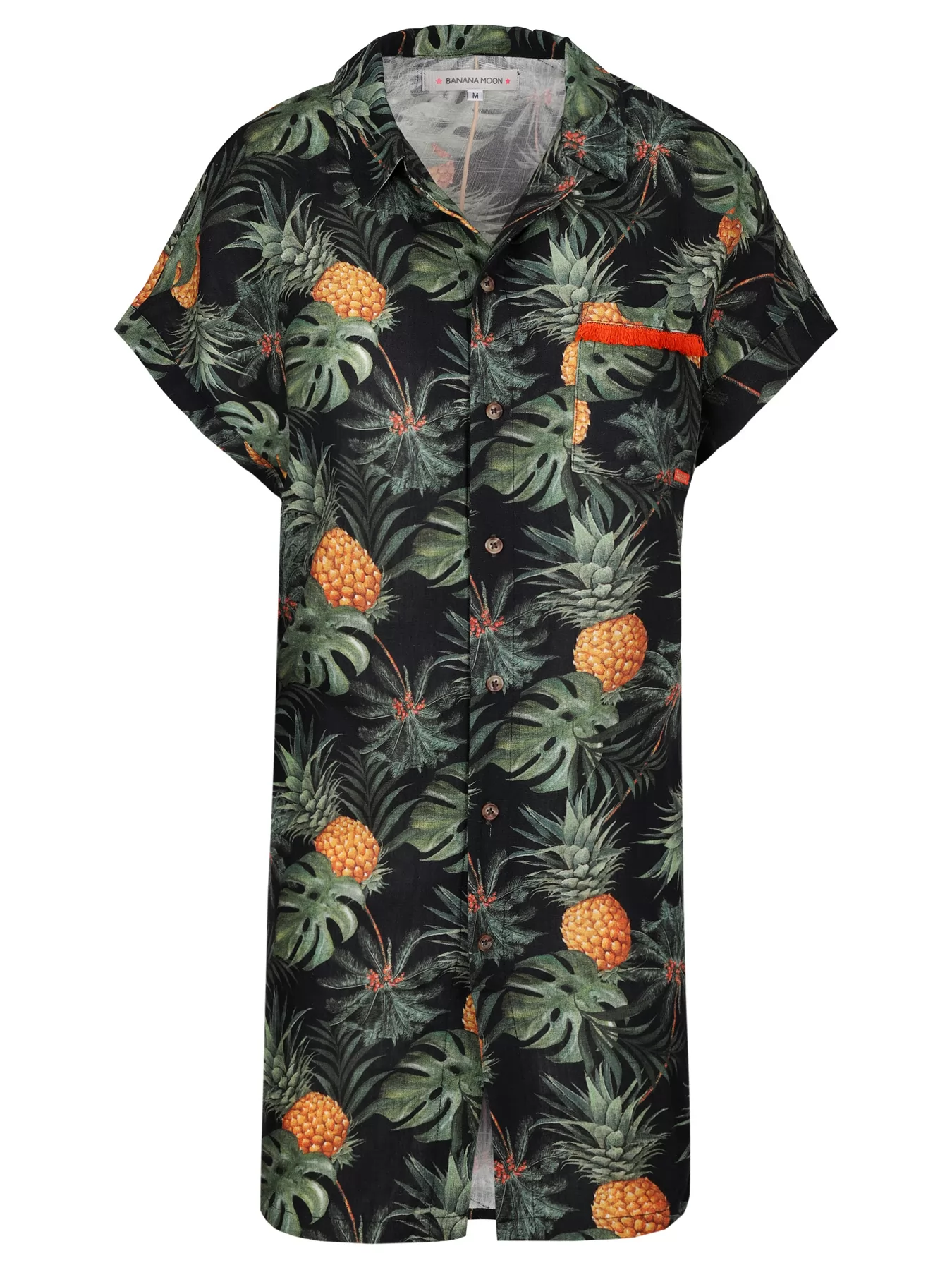 Czarny, wielobarwny, zielony Koszula plażowa Banana Moon Waila Greenryd - zdjęcie 1
