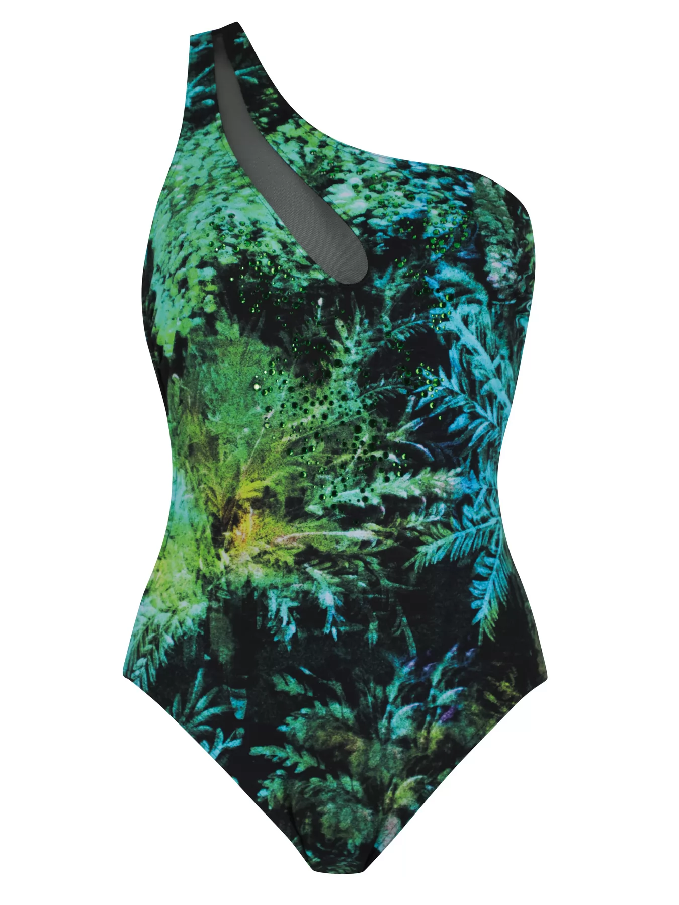 Czarny, niebieski, zielony Kostium kąpielowy Opera 62002 - zdjęcie 1