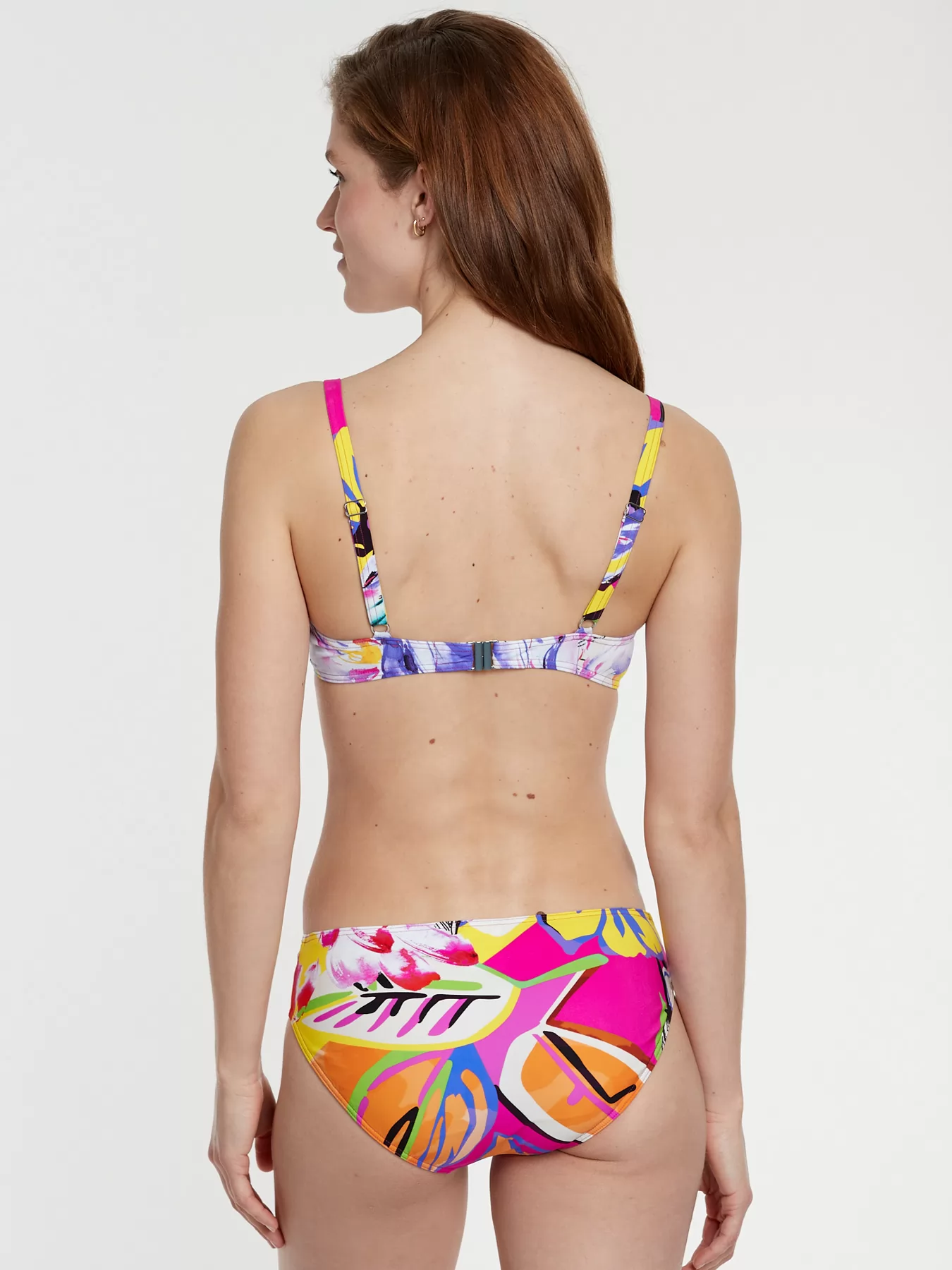 Różowy, wielobarwny, żółty Kostium kąpielowy Sunflair 71094 - zdjęcie 2