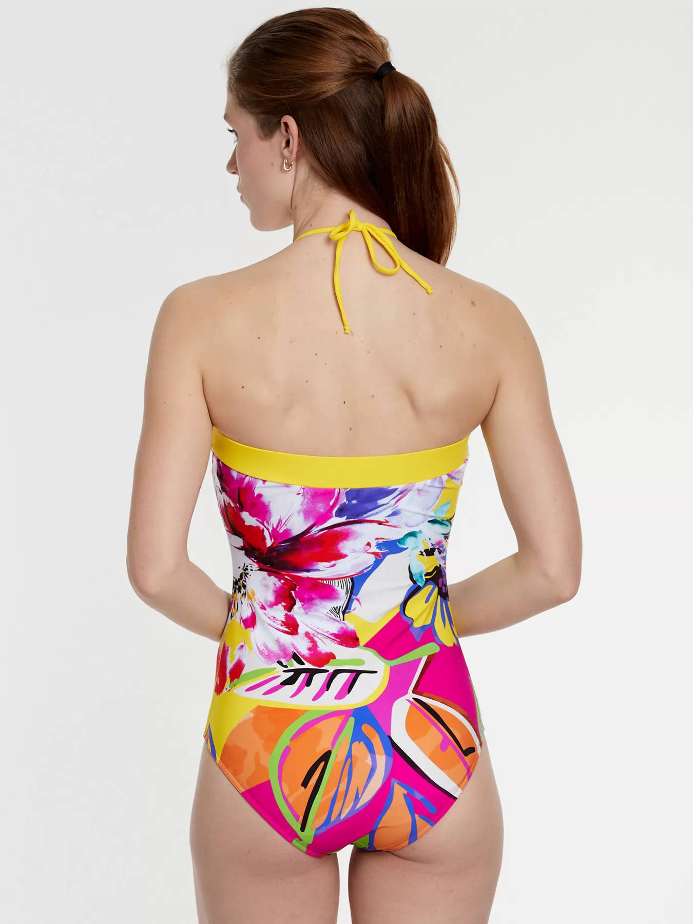 Różowy, wielobarwny, żółty Kostium kąpielowy Sunflair 72116 - zdjęcie 2